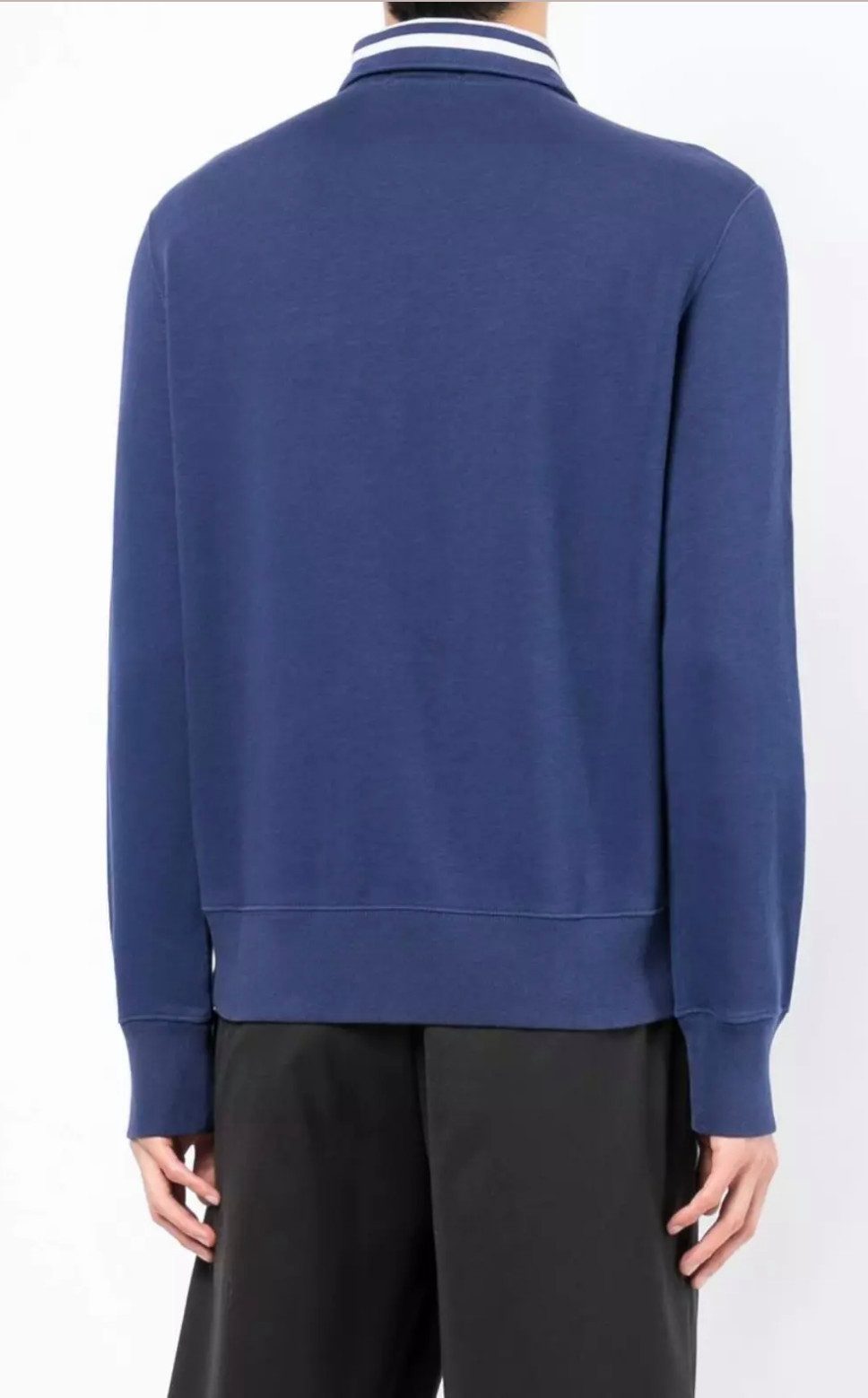 Polo Ralph Lauren Sweatshirt Zip Logo Fleece Pullover QR-Code zur sofortigen Echtheitsprüfung über das Ralph Lauren-System