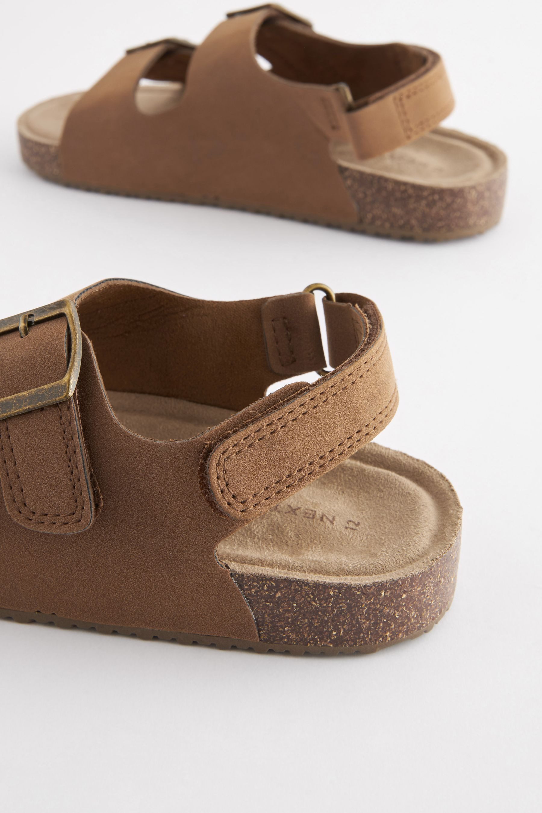 Next Sandalen mit Korksohle und Klettverschlussriemen günstig online kaufen