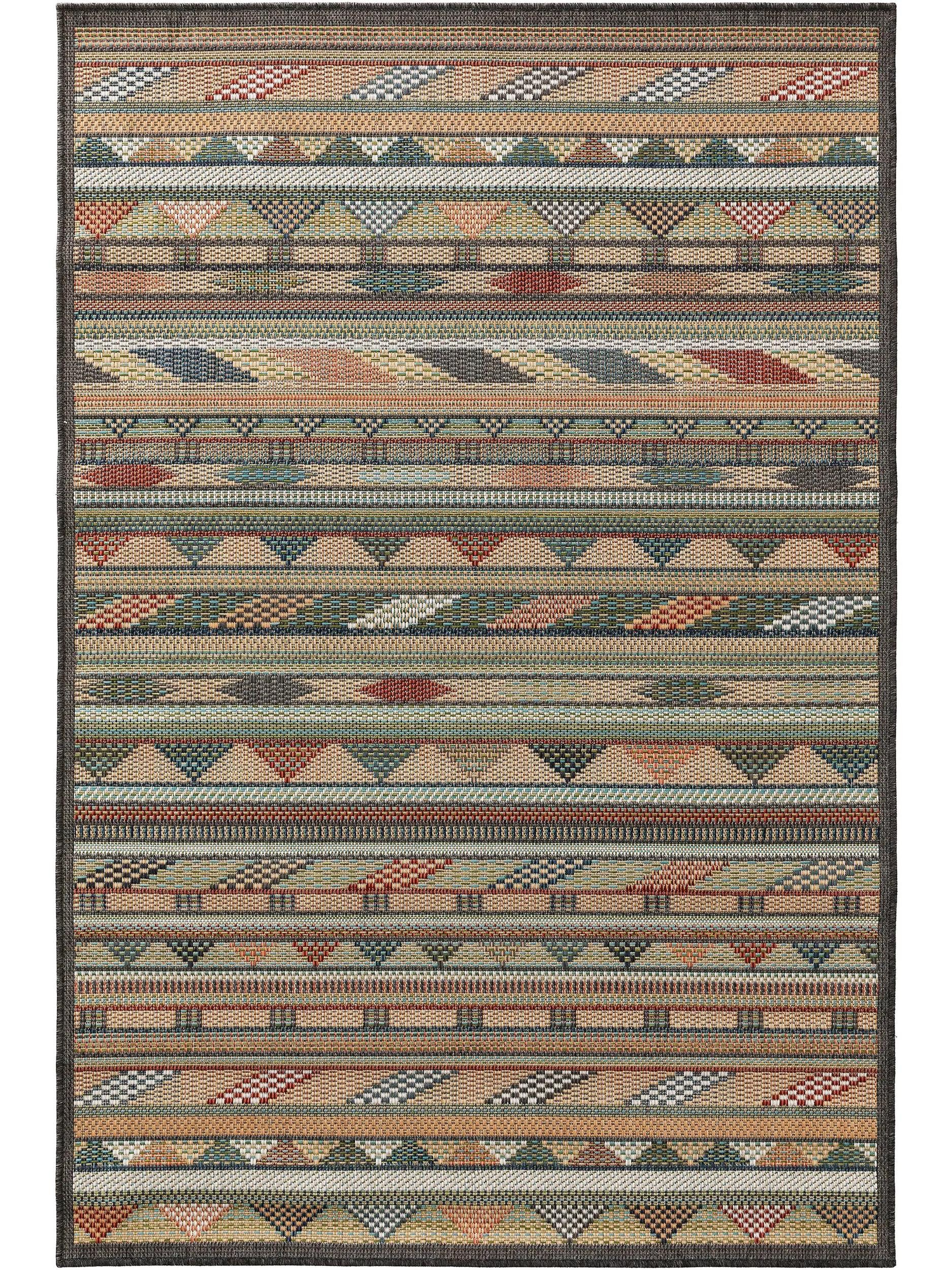 benuta Outdoorteppich Mirena, rechteckig, Höhe: 5 mm, Kunstfaser, Berber, Ethno-Style, Wohnzimmer