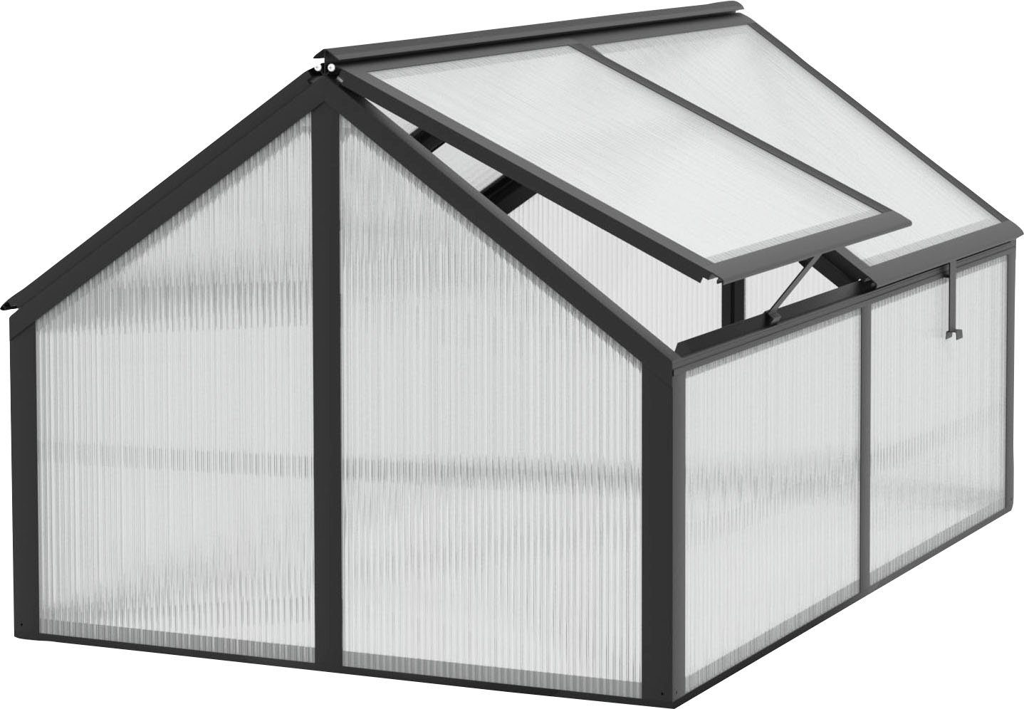 Vitavia Frühbeet Zola, BxTxH: 89x124x71 cm, HKP 4mm, schwarz