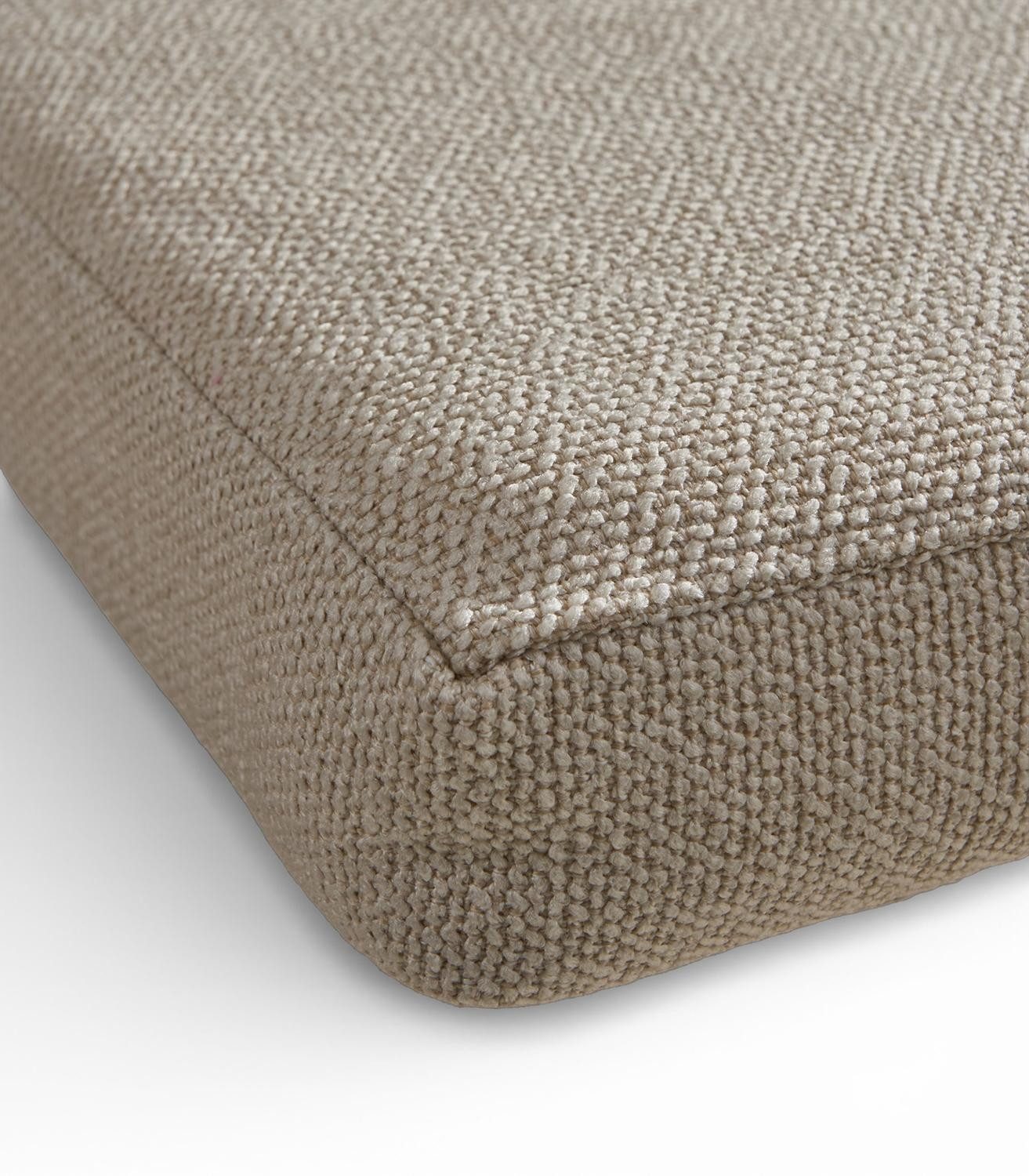 GO-DE Hochlehnerauflage COPPI, 50 x 120 cm, Beige, Hochlehner, (1 St), seitliche Bindekordeln und verstellbares Gurtband