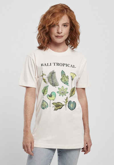 MisterTee T-Shirt MisterTee Damen Ladies Bali Tropical Tee (1-tlg)