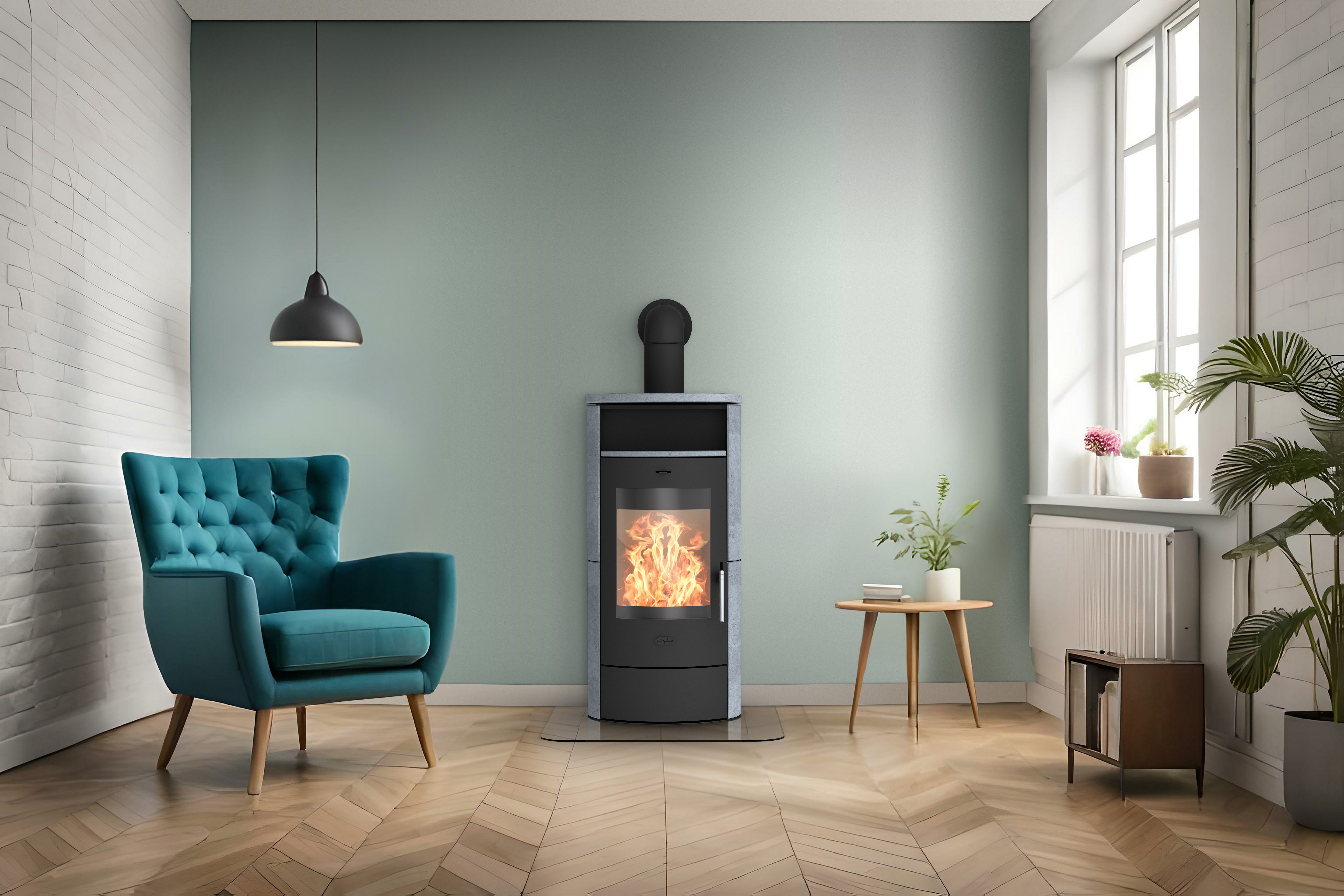 Fireplace Kaminofen Piacenza Speckstein, 6 kW, Zeitbrand, Warmhaltefach, se günstig online kaufen