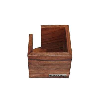 NATUREHOME Zettelkasten CLASSIC Zettelbox 11,5 x 11,5 x 9,5 cm, div. Holzarten