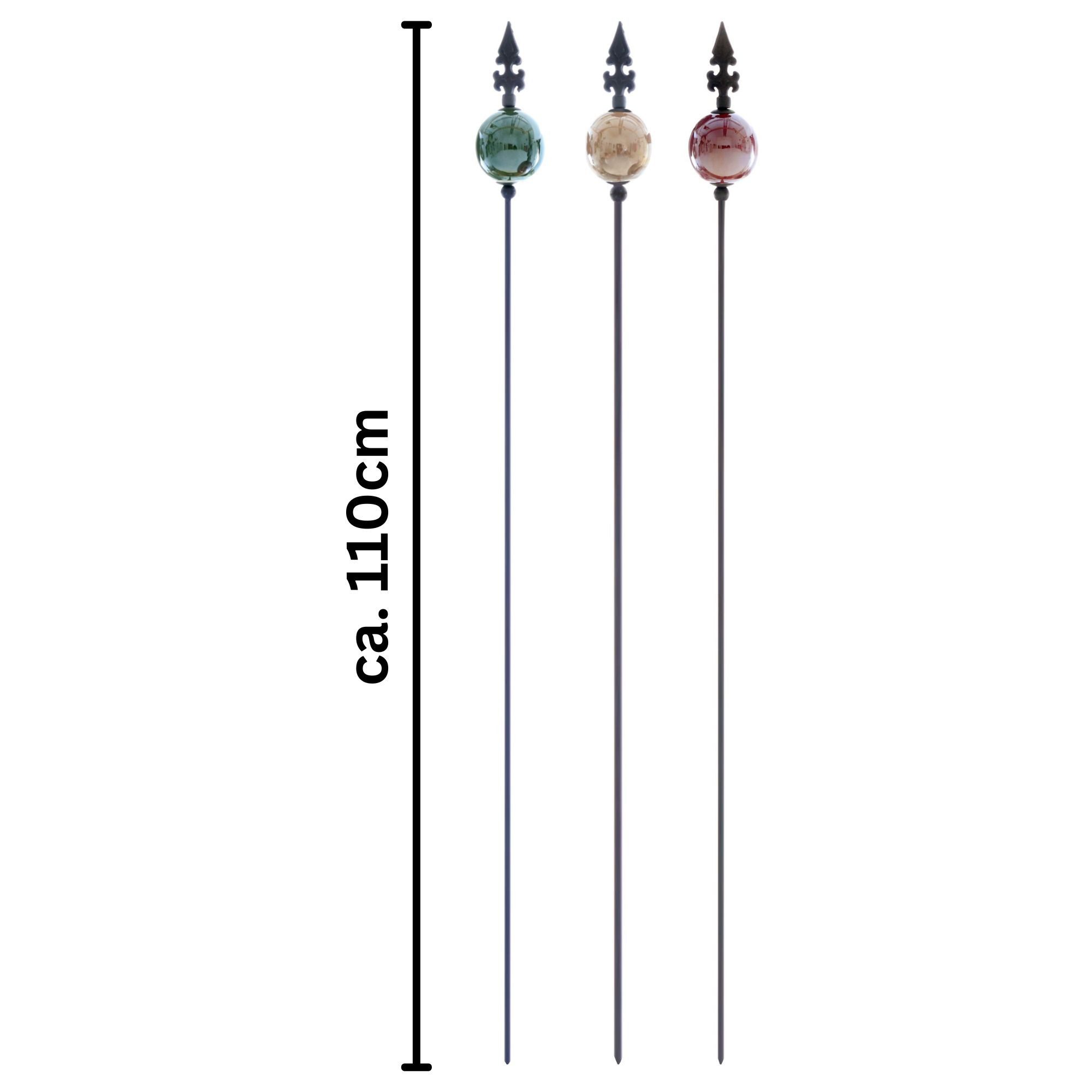 Dragimex Gartenstecker Metall Stecker franz. Lilie. 3x Gartenstecker Beere günstig online kaufen