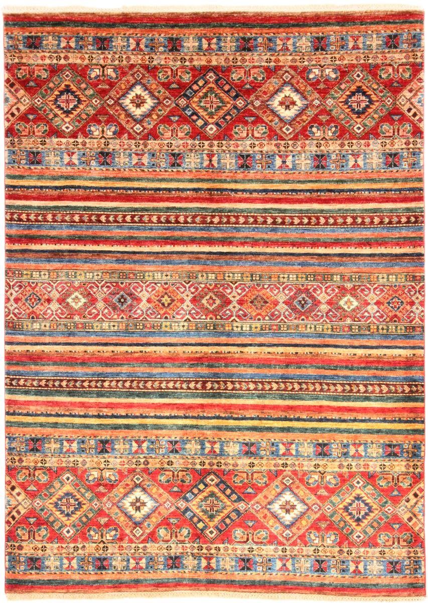 Orientteppich Arijana Shaal 153x208 Handgeknüpfter Orientteppich, Nain Trading, rechteckig, Höhe: 5 mm