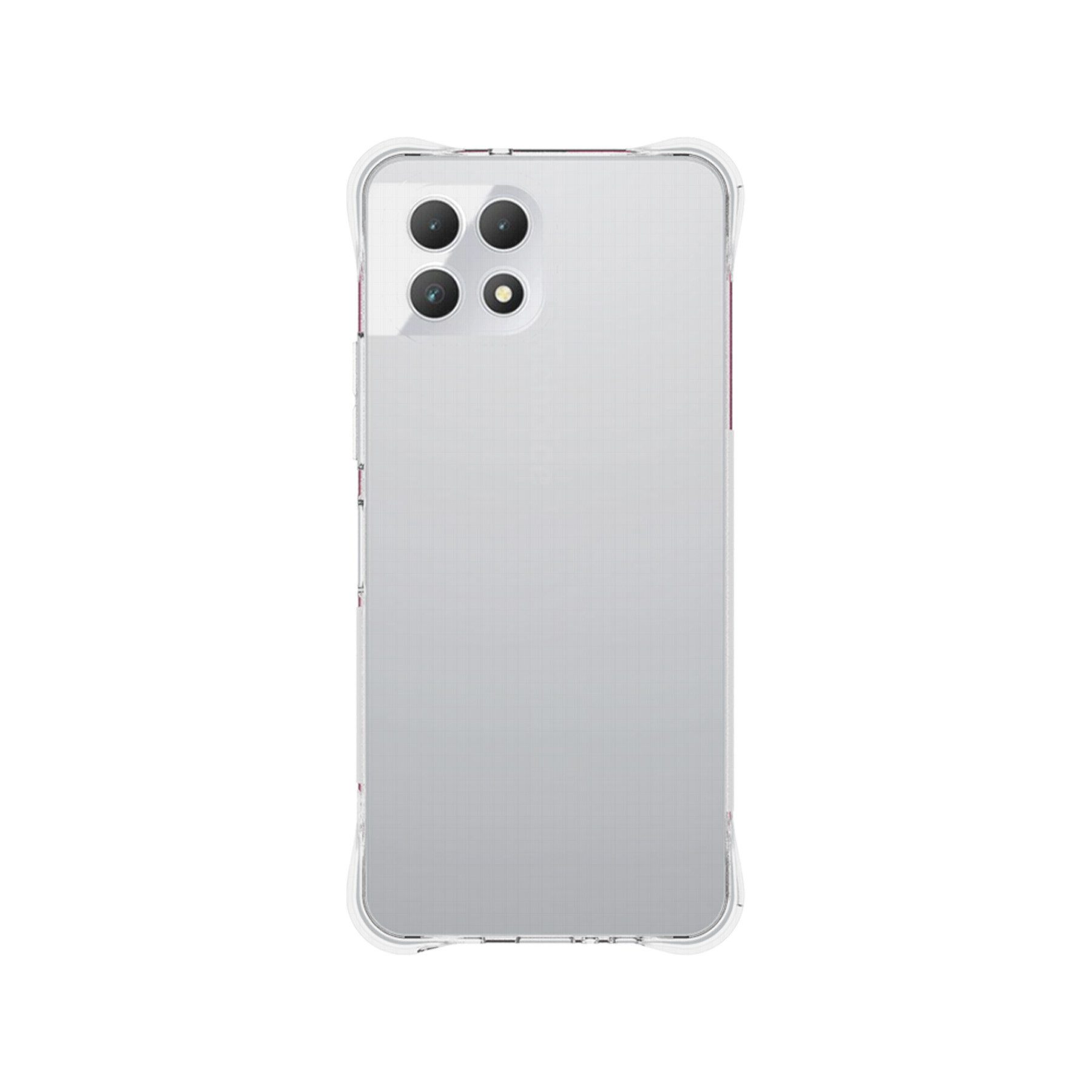 mtb more energy Smartphone-Hülle Clear Armor Case für T-Mobile REVVL 7 5G / T Phone 2 5G, Transparente TPU Schutzhülle Case Backcover mit Anti-Shock Verstärkung