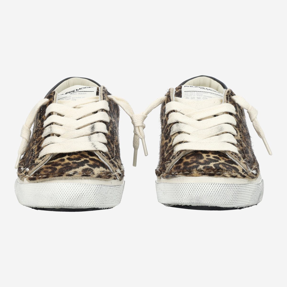 PHILIPPE MODEL Philippe Model PRSX LOW, Sneaker, Braun / Leo-Look, Damen Sneaker