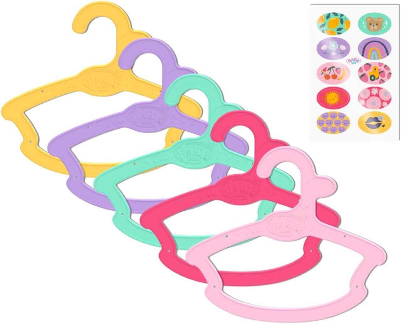 Zapf Creation® Puppen Accessoires-Set Zapf Creation 838495 - BABY born Hanger, 5 pack 43cm