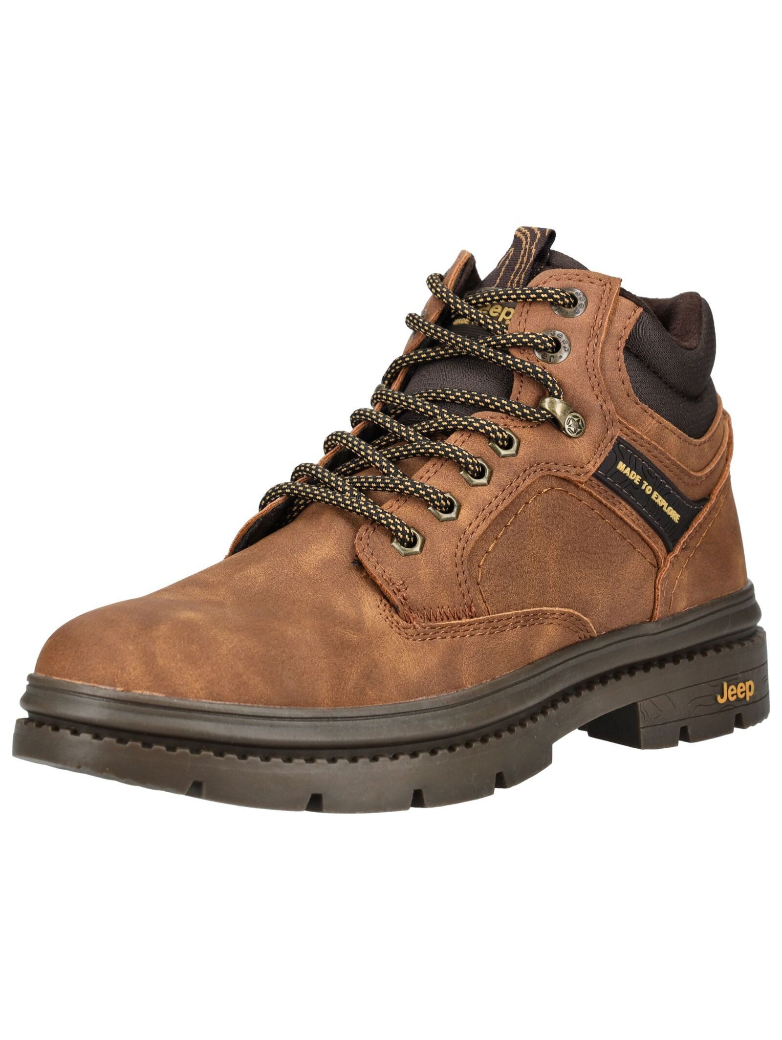 Jeep Jeep Stiefelette Lederimitat/Textil Schnürstiefelette