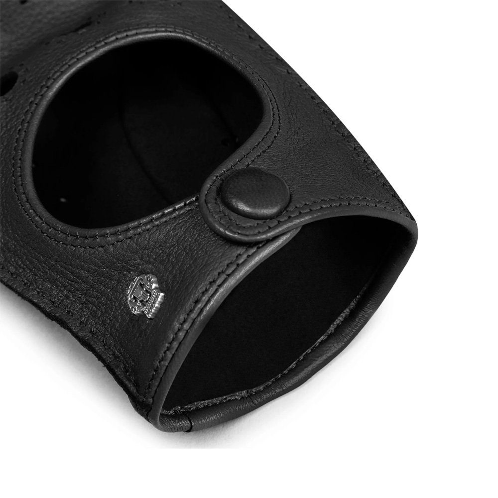 Roeckl schwarz Montreal Damen Autofahrer Lederhandschuhe Roeckl Black Lederhandschuhe