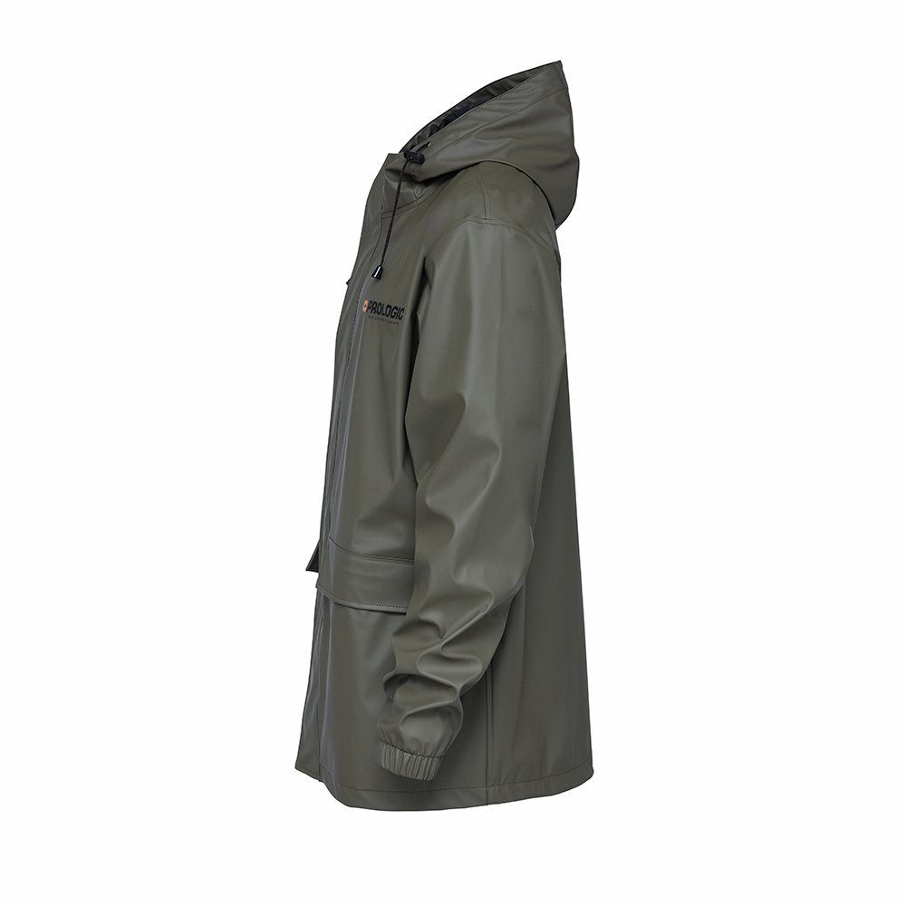 Prologic Regenjacke Rain Jacket Bark Green Olivgrün Regenjacke Angeln Herren wasserdicht