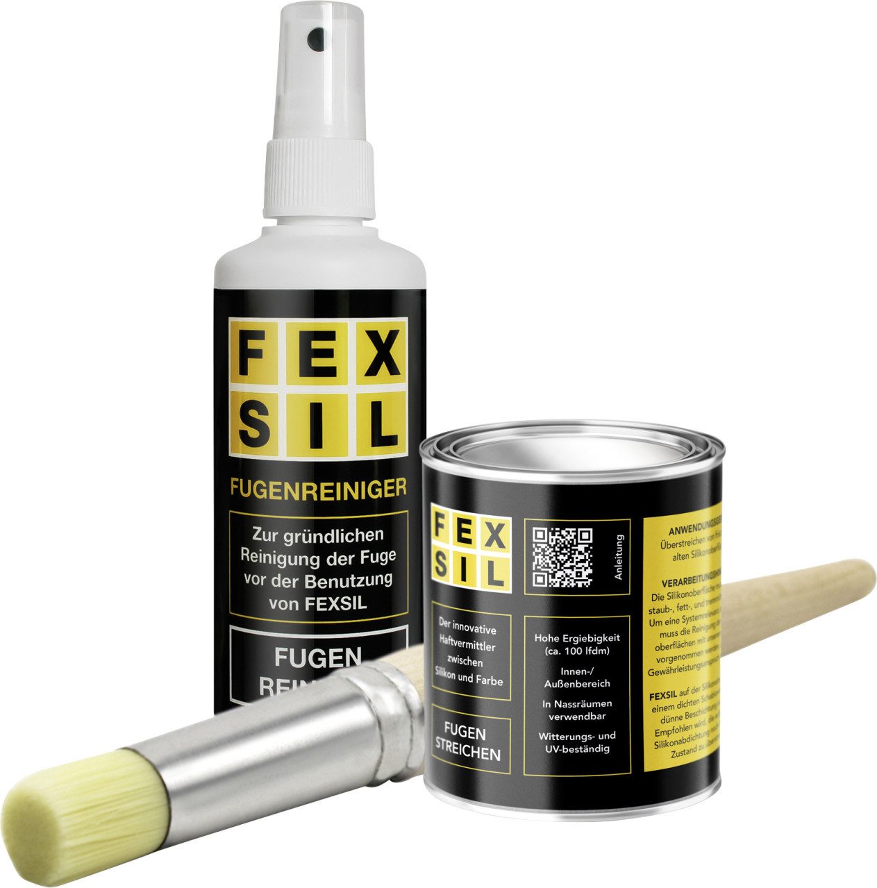 FEXSIL Haftgrund FEXSIL Set Haftgrundierung 125 ml, Fugenreiniger