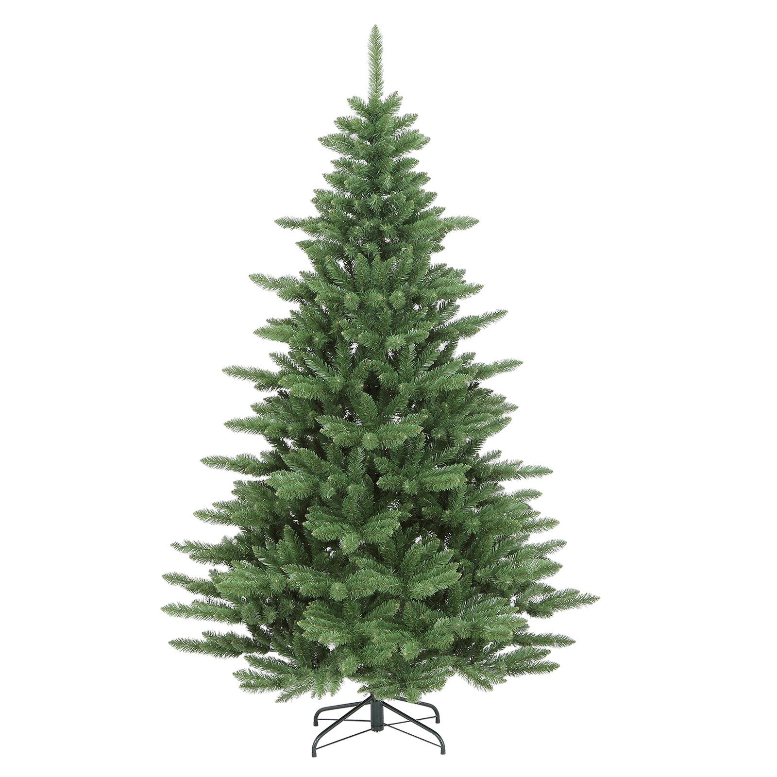Salcar Künstlicher Weihnachtsbaum Weihnachtsbaum künstlich Tannenbaum Naturgetreu - mit dichten Zweigen, 210 cm mit 860 PVC-Spitzen
