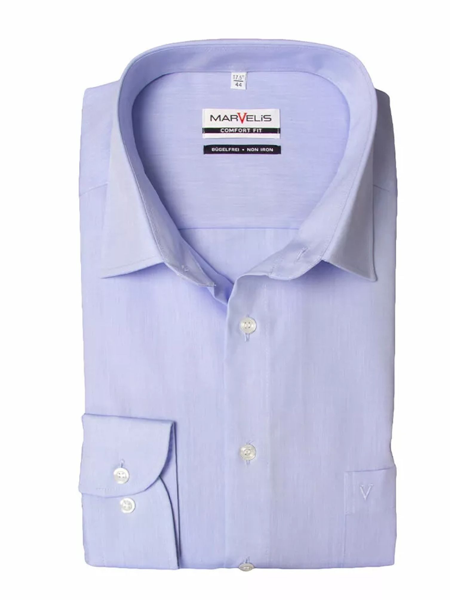 MARVELIS Langarmhemd Comfort Fit modern FitKent