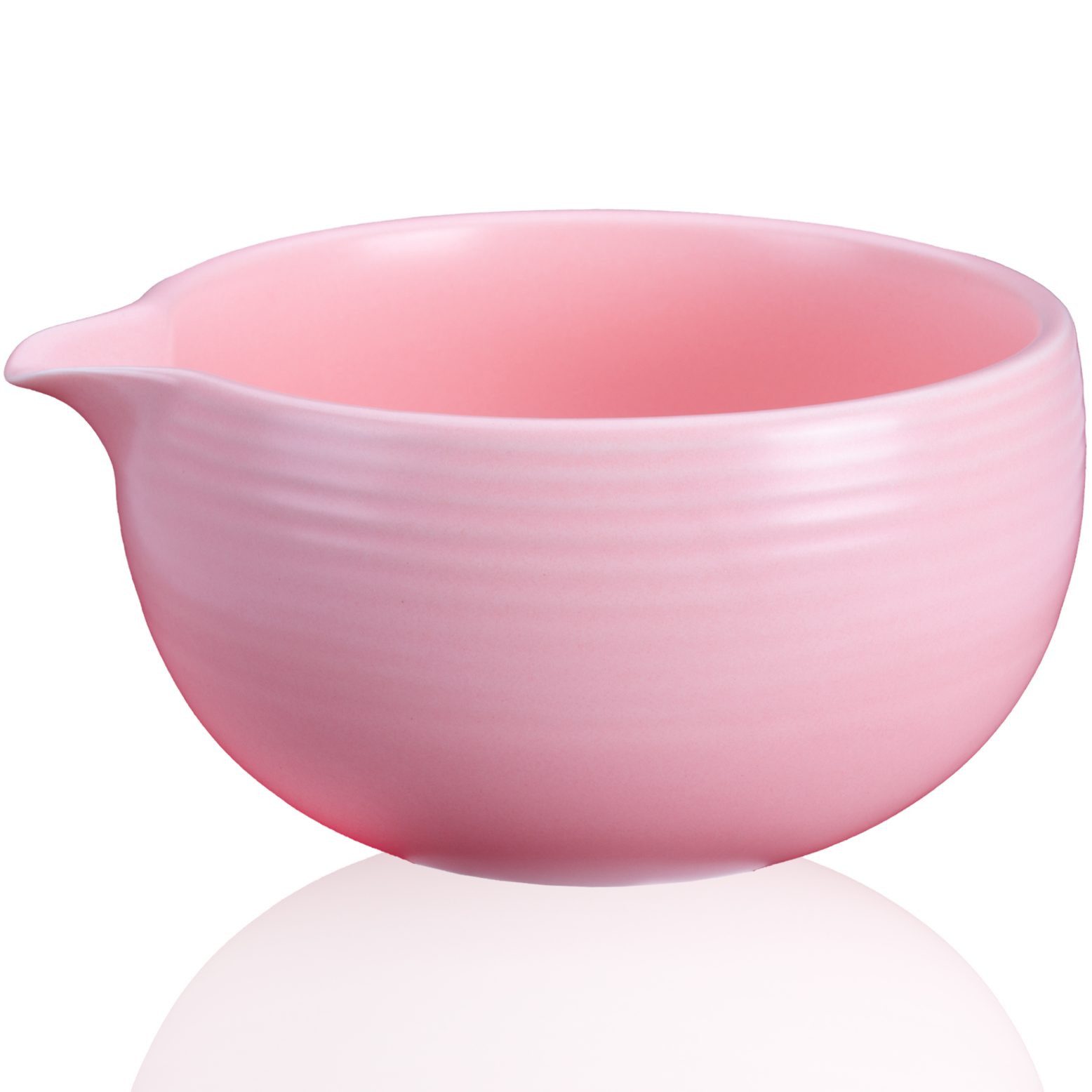 Goodwei Teeschale Matcha-Schale mit Ausgießer "Camellia Pink", 450 ml, 1-tlg., Keramik