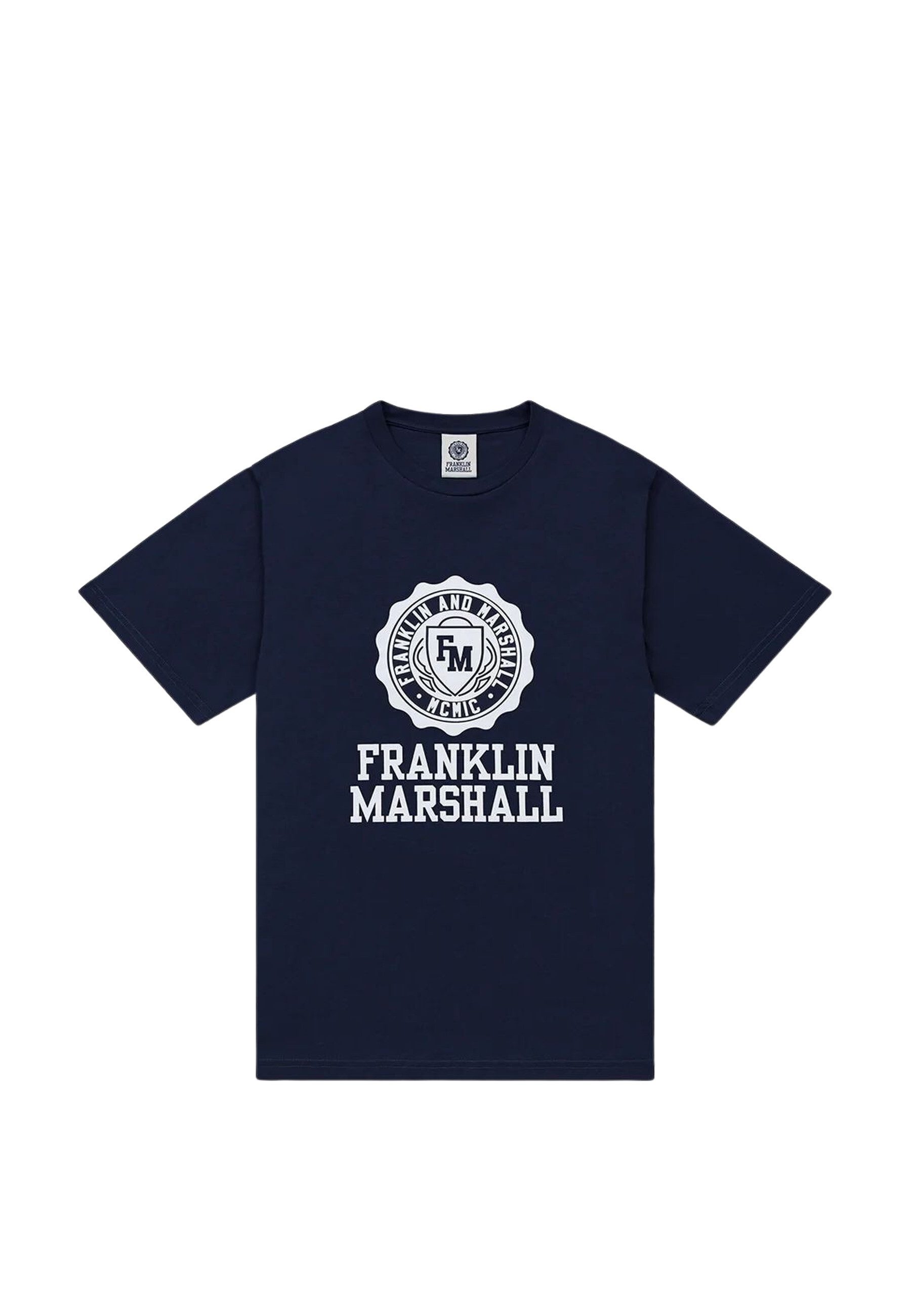 Franklin & Marshall T-Shirt Shirt Kurzarmshirt mit Rundhalsausschnitt und (1-tlg)