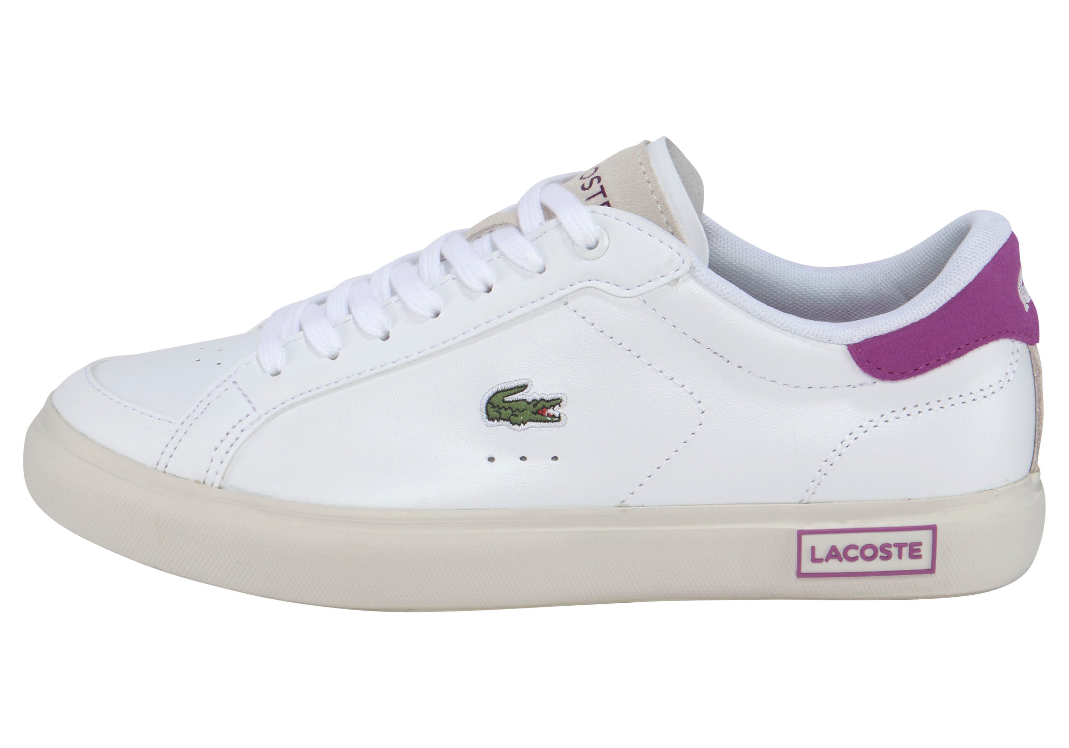 white/pur Lacoste 1 SFA 123 POWERCOURT Sneaker