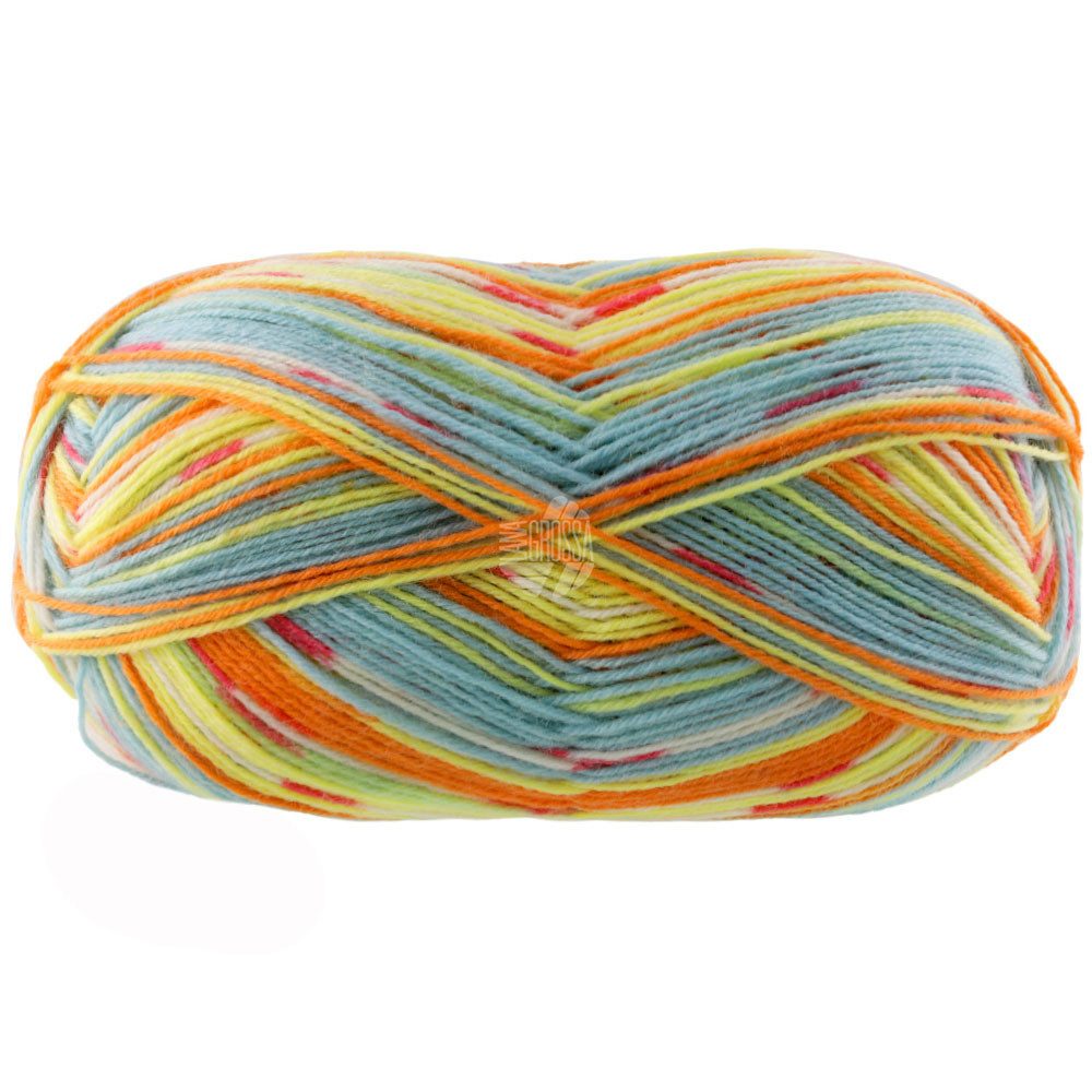 LANA GROSSA MEILENWEIT 100 g AKTION Häkelwolle, 420 m (hochwertige 4-fach Sockenwolle), 100 g