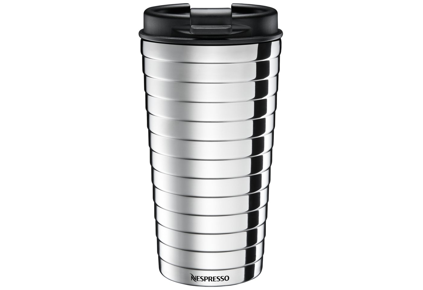 NESPRESSO Thermobecher TOUCH Travel Mug 345ml, Edelstahl Auslaufsicher