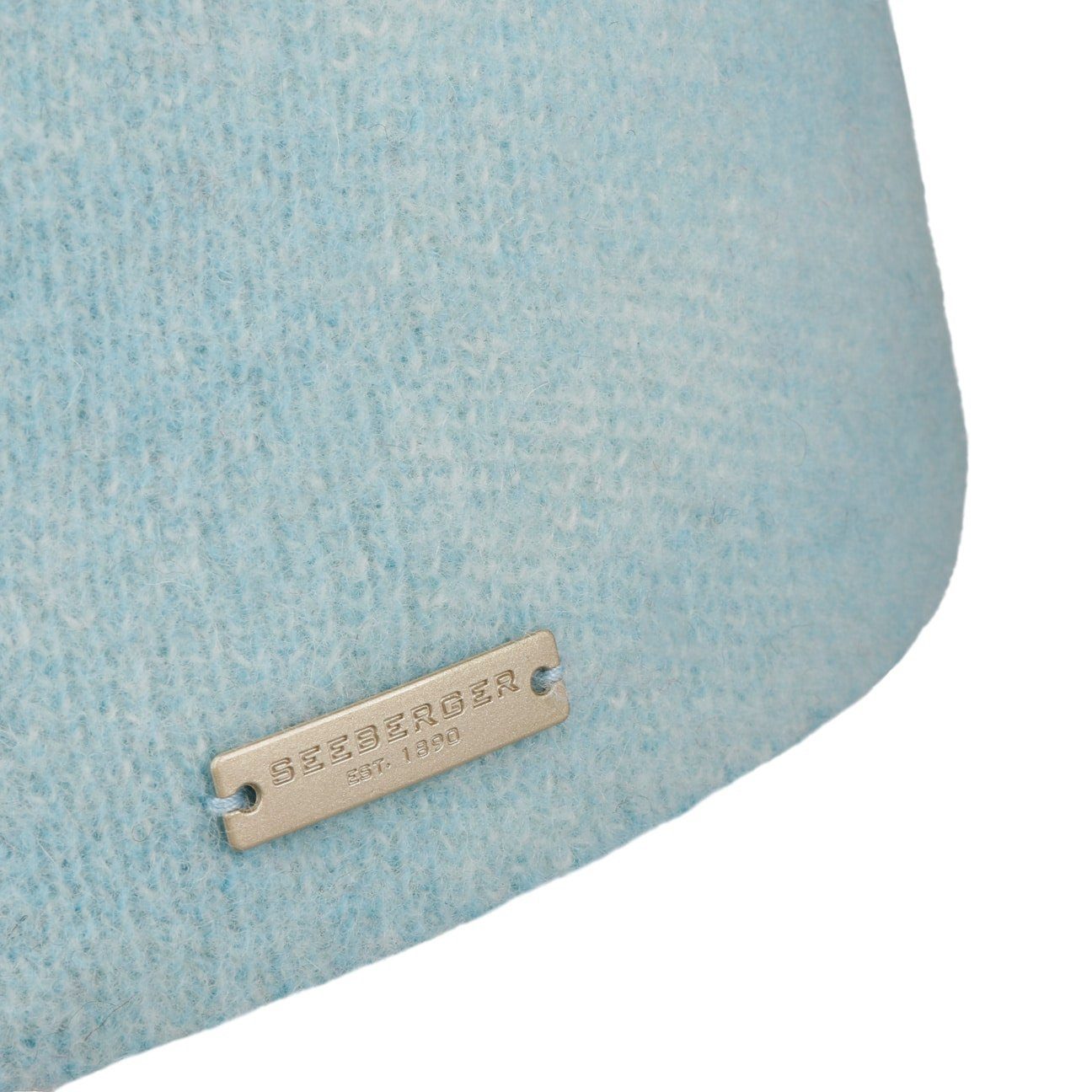 Seeberger Strickmütze (1-St) Beanie blau