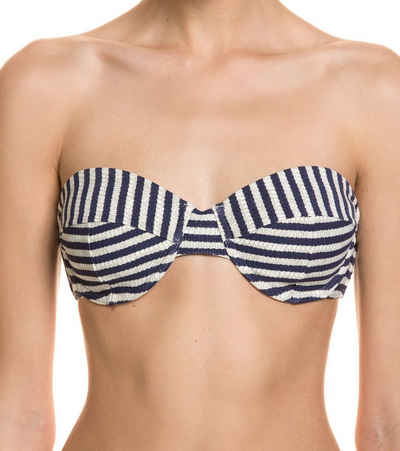 Billabong Bandeau-Bikini-Top »BILLABONG Beach Beauty Bustier stylisches Damen Bikini-Oberteil Bademode Blau/Weiß gestreift«