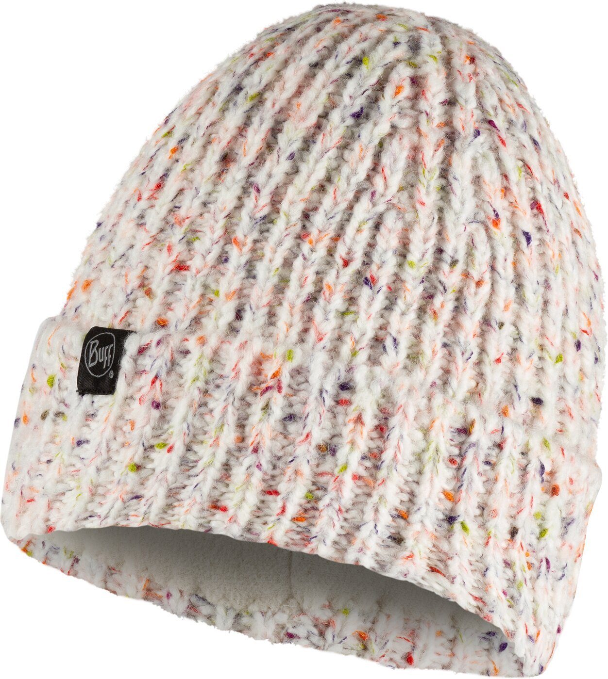 Buff Strickmütze Knitted & Fleece Band Hat WHITE
