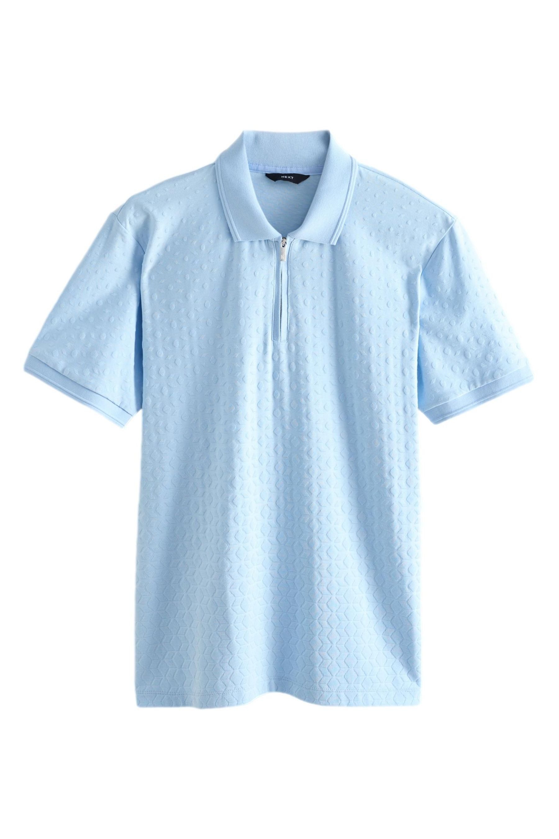 Next Poloshirt N. Premium elegantes Jacquard-Poloshirt mit RV (1-tlg)