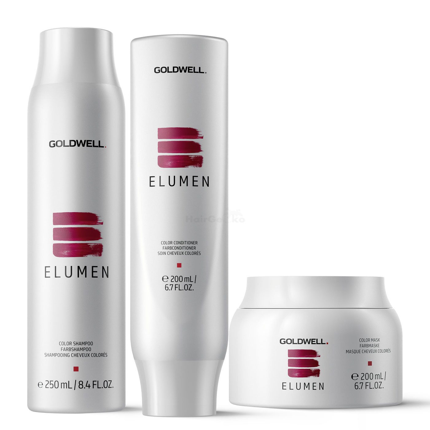 Kosmetik-Set Goldwell Elumen Care Set - Shampoo Farbshampoo 250ml + Conditioner Fa
