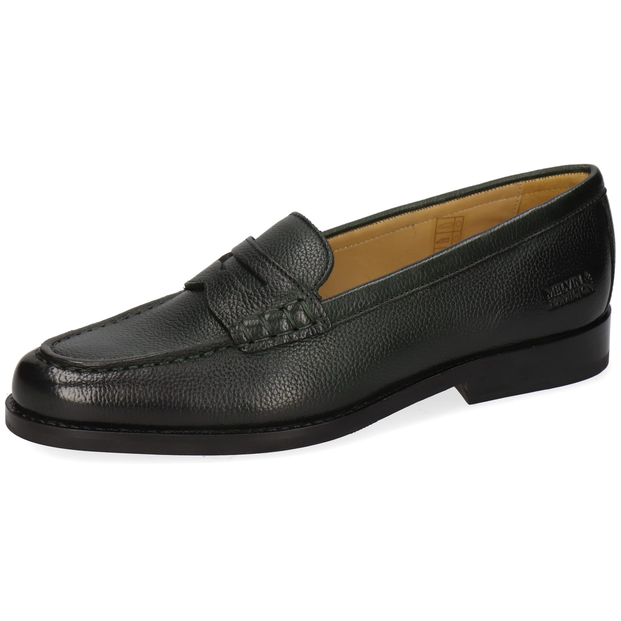 Melvin & Hamilton Mia 1 Leder-Loafers für Damen Loafer Flache Absätze, Echtes Leder, Vegetabile Gerbung
