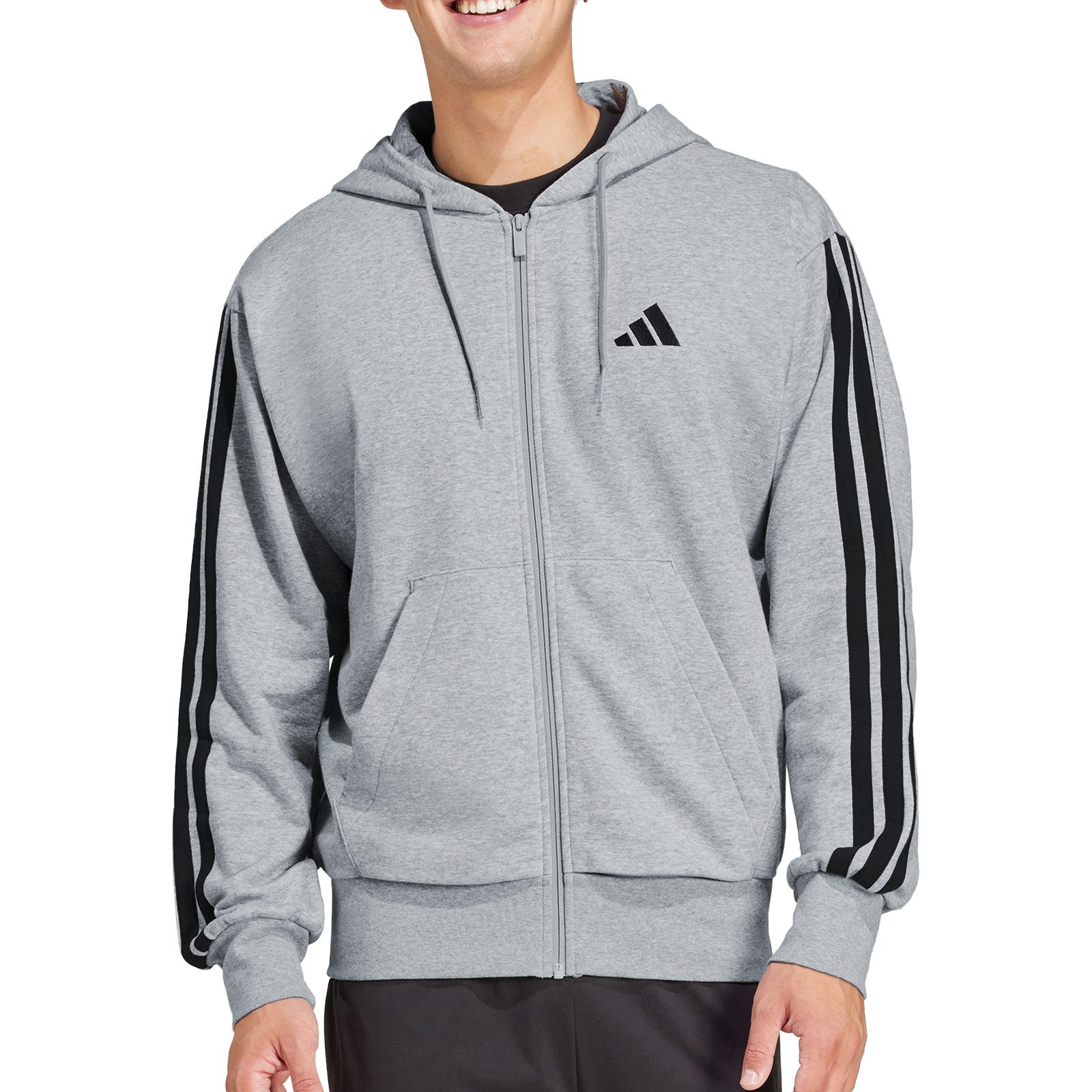 adidas Sportswear Kapuzensweatjacke Essentials 3-Streifen French Terry Kapu günstig online kaufen
