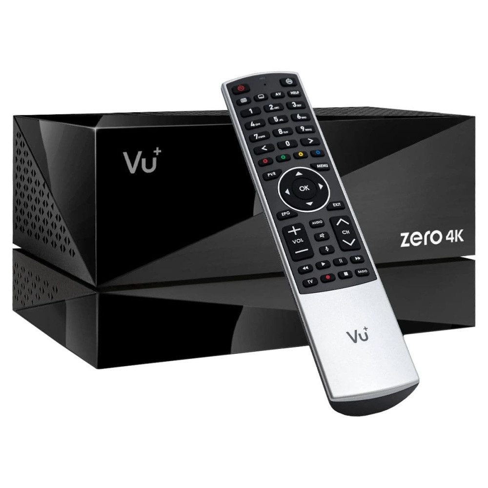 VU+ Zero 4K BT (mit Bluetooth-Fernbedienung) inkl. PVR-Kit DVB-C/T2 Kabel-Receiver