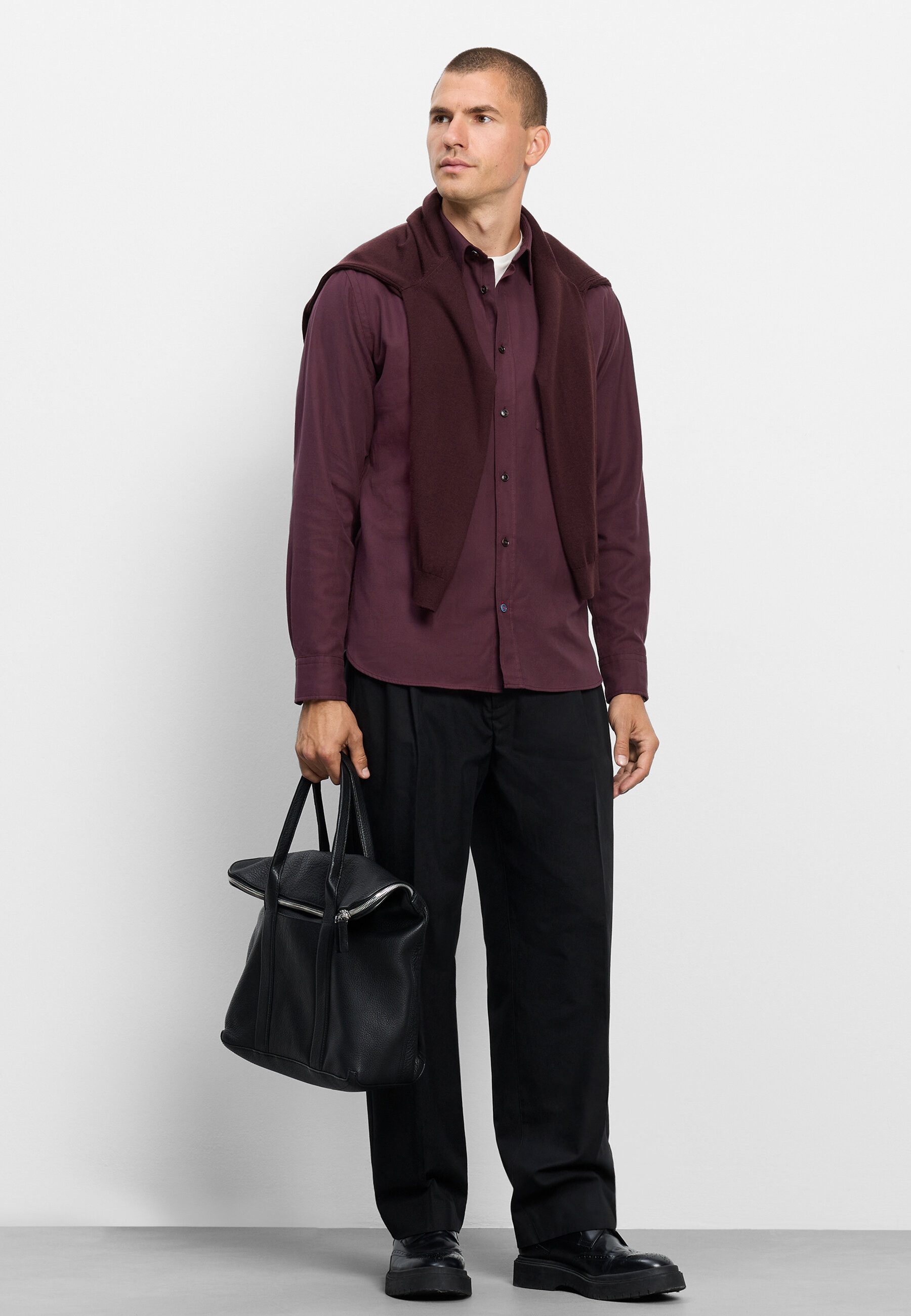 OLYMP Langarmhemd OLYMP Casual, Regular Fit, Kent