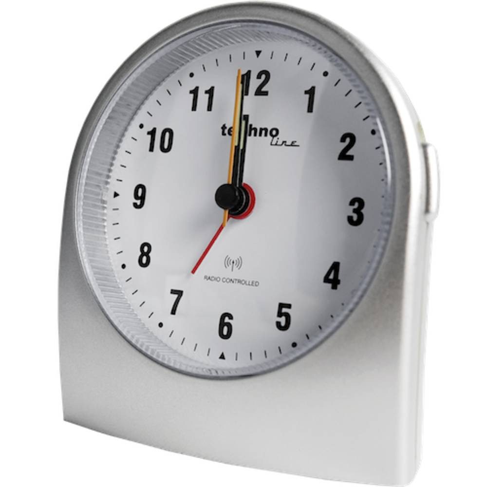 Techno Line Wecker Klassischer Funkwecker mit analoger Zeitanzeige WT 753