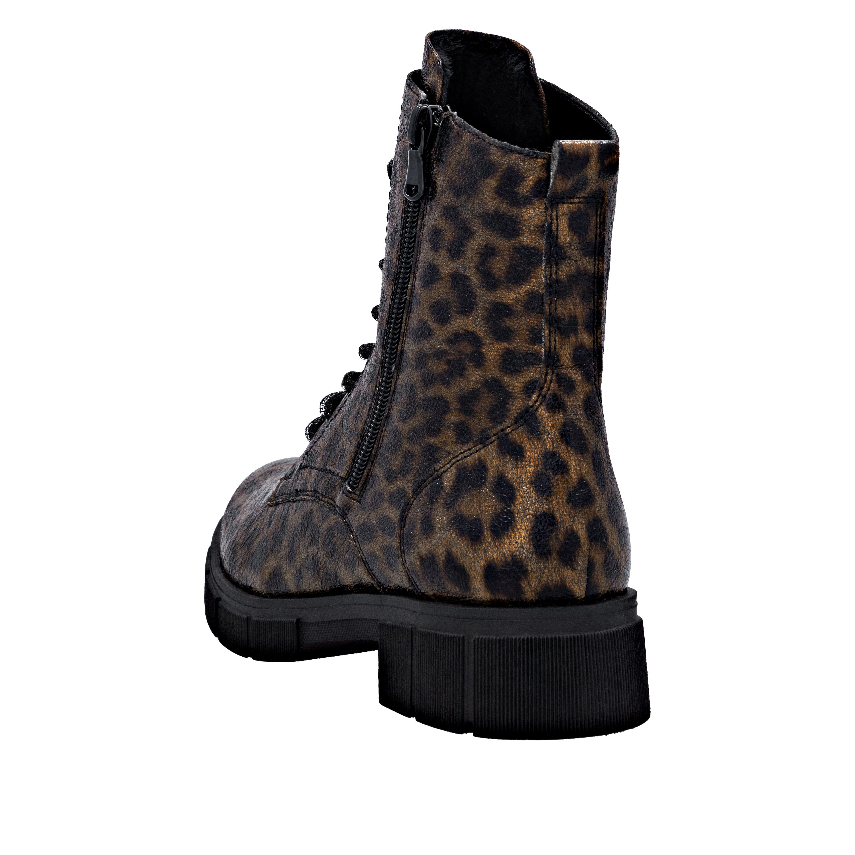 Remonte Schnürstiefelette Schnürboots, Stiefelette, Profilsohle, mit Glitzer-Schnürsenkel
