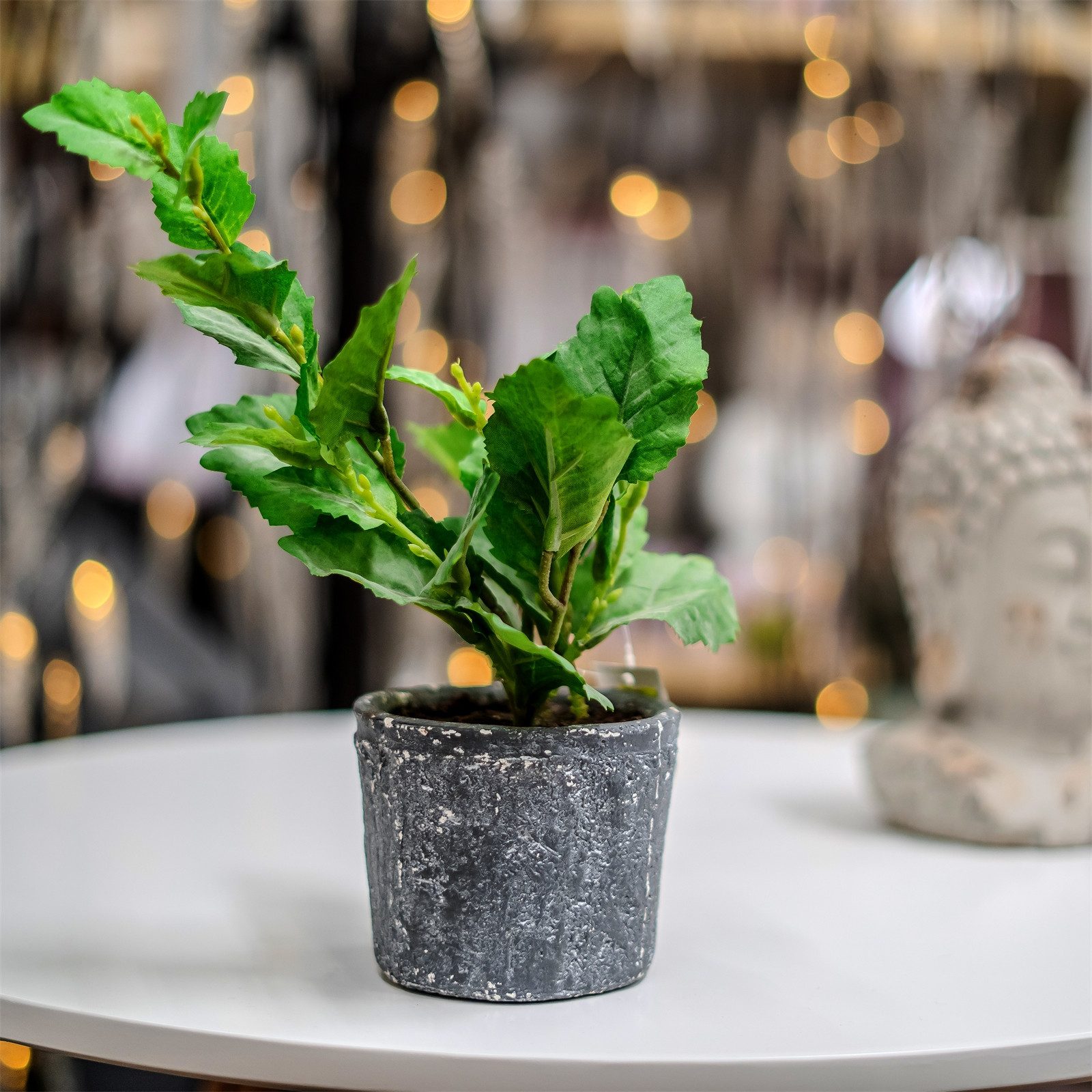 Kunstblume Grünpflanze im Topf Kunstpflanze Flora, HTI-Living, Höhe 27 cm, günstig online kaufen