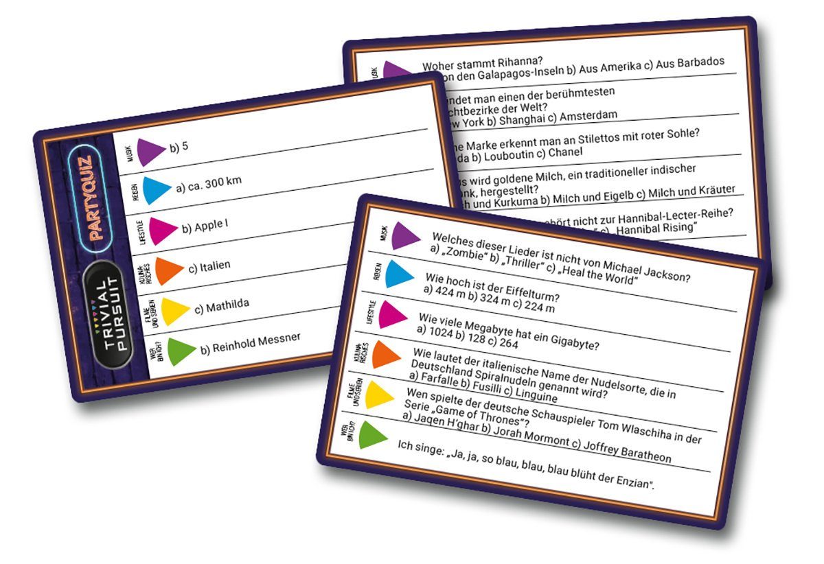 Winning Moves Spiel Trivial Pursuit Partyquiz deutsch, Wissenspiel