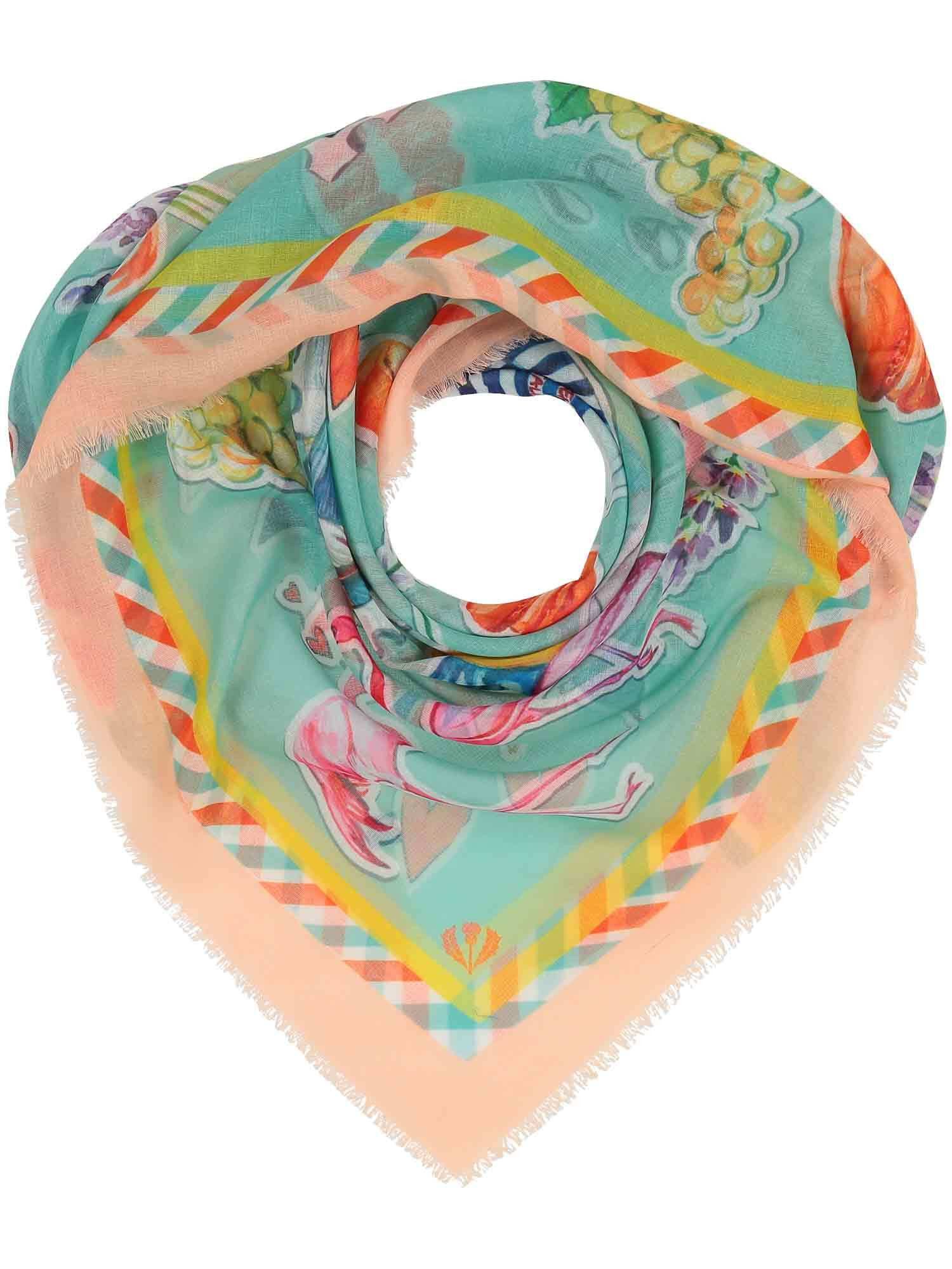Fraas Modetuch Polyestertuch, (Schnittfranse)