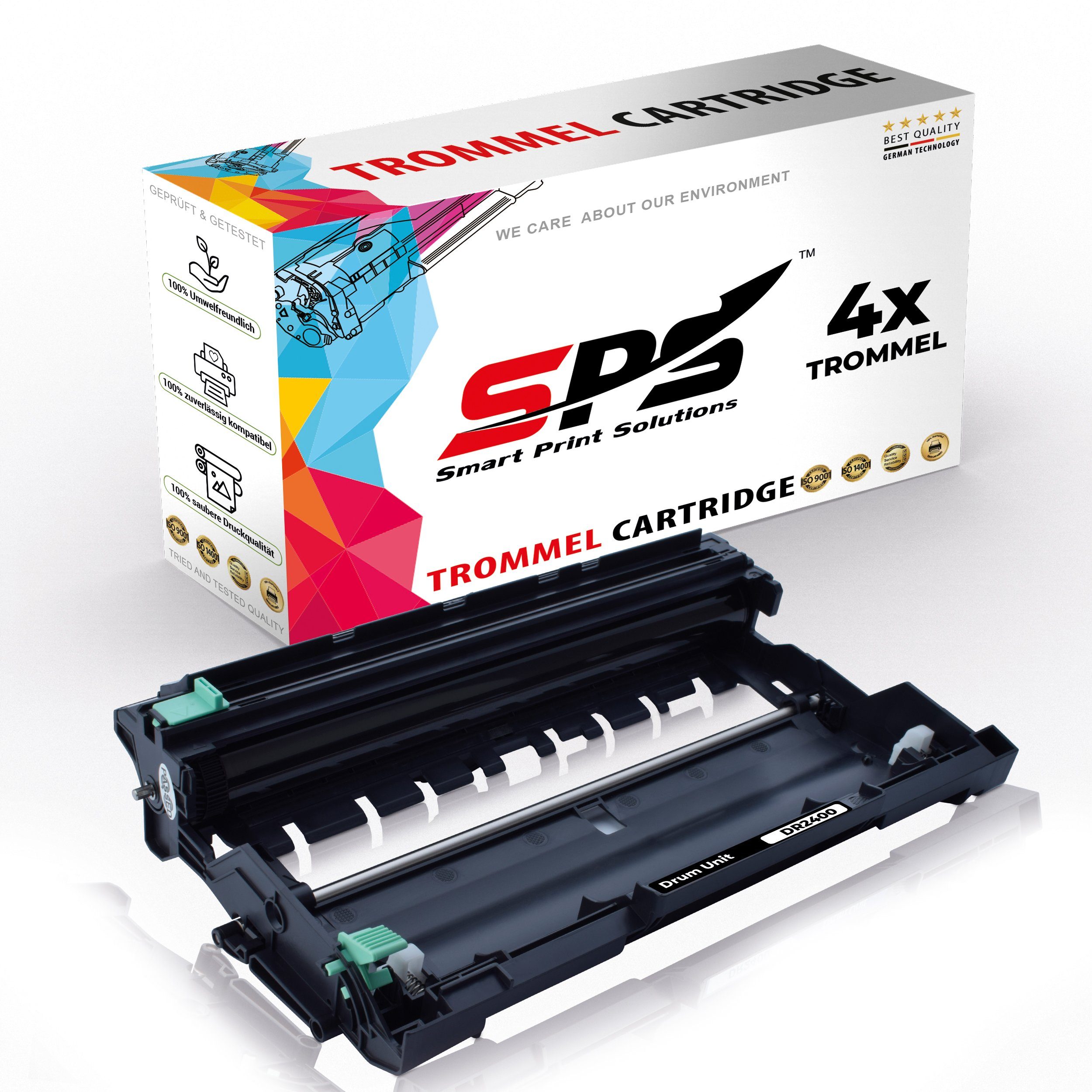 SPS Tonerkartusche Kompatibel für (4er DR-2400, Brother MFC-L2750DW Pack)