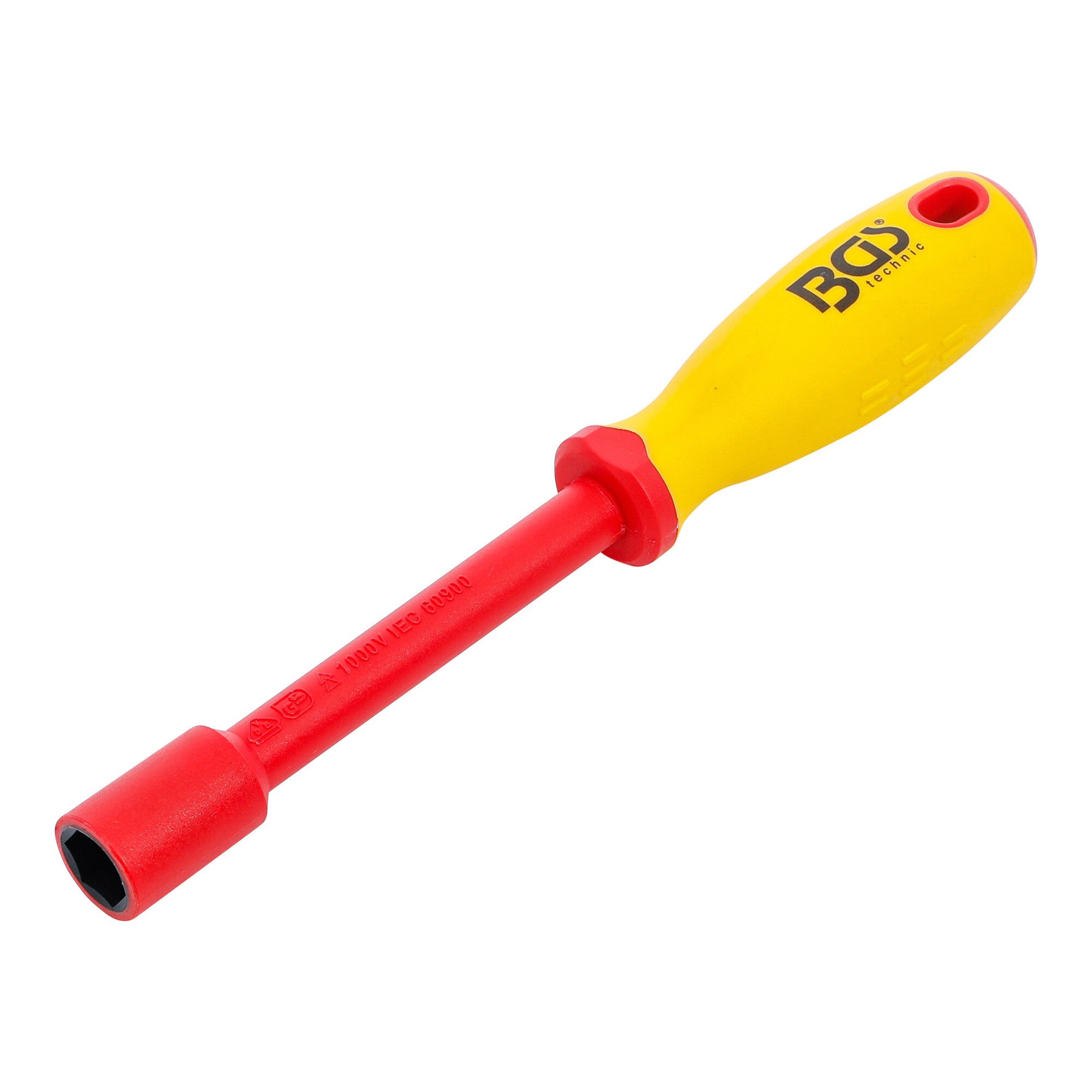 BGS technic Steckschlüssel BGS VDE-Steckschlüssel-Schraubendreher 71094, Sechskant, SW 14 mm, Kli
