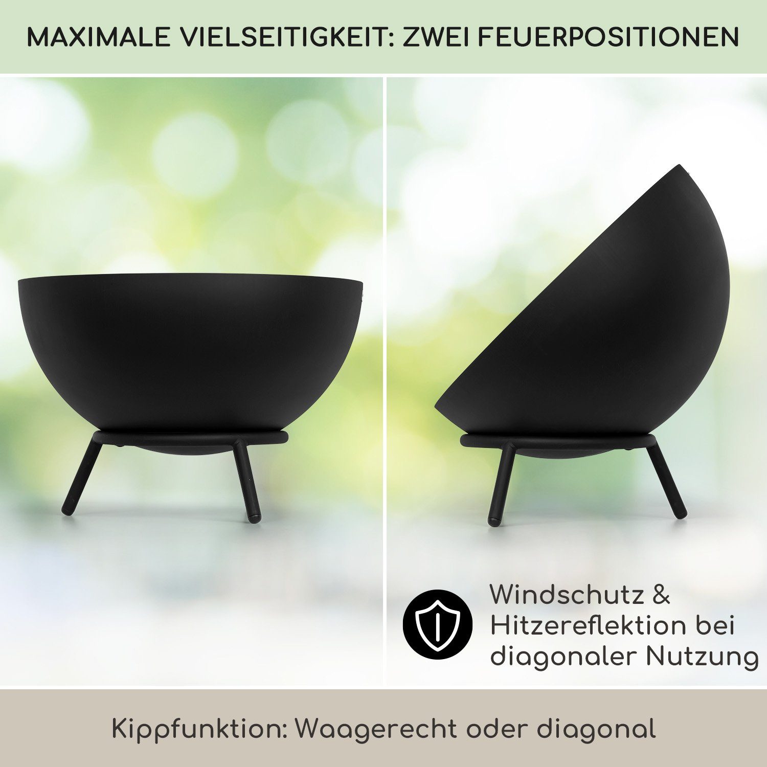 blumfeldt Feuerschale Fireball, (Set) günstig online kaufen