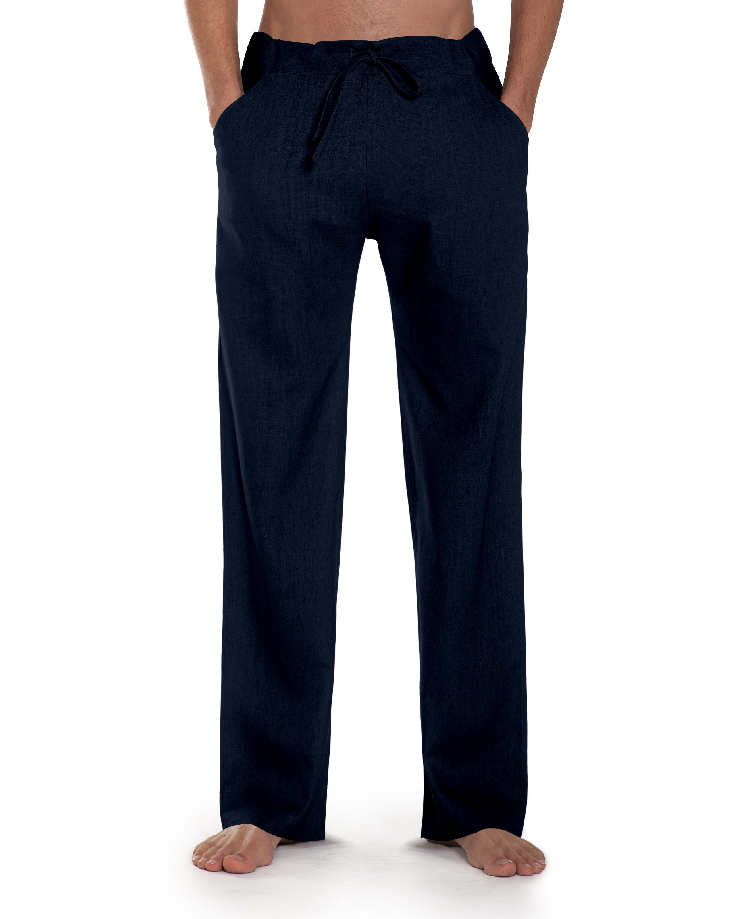 SCHAZAD Leinenhose Essential-Slim marine | Leinenhosen