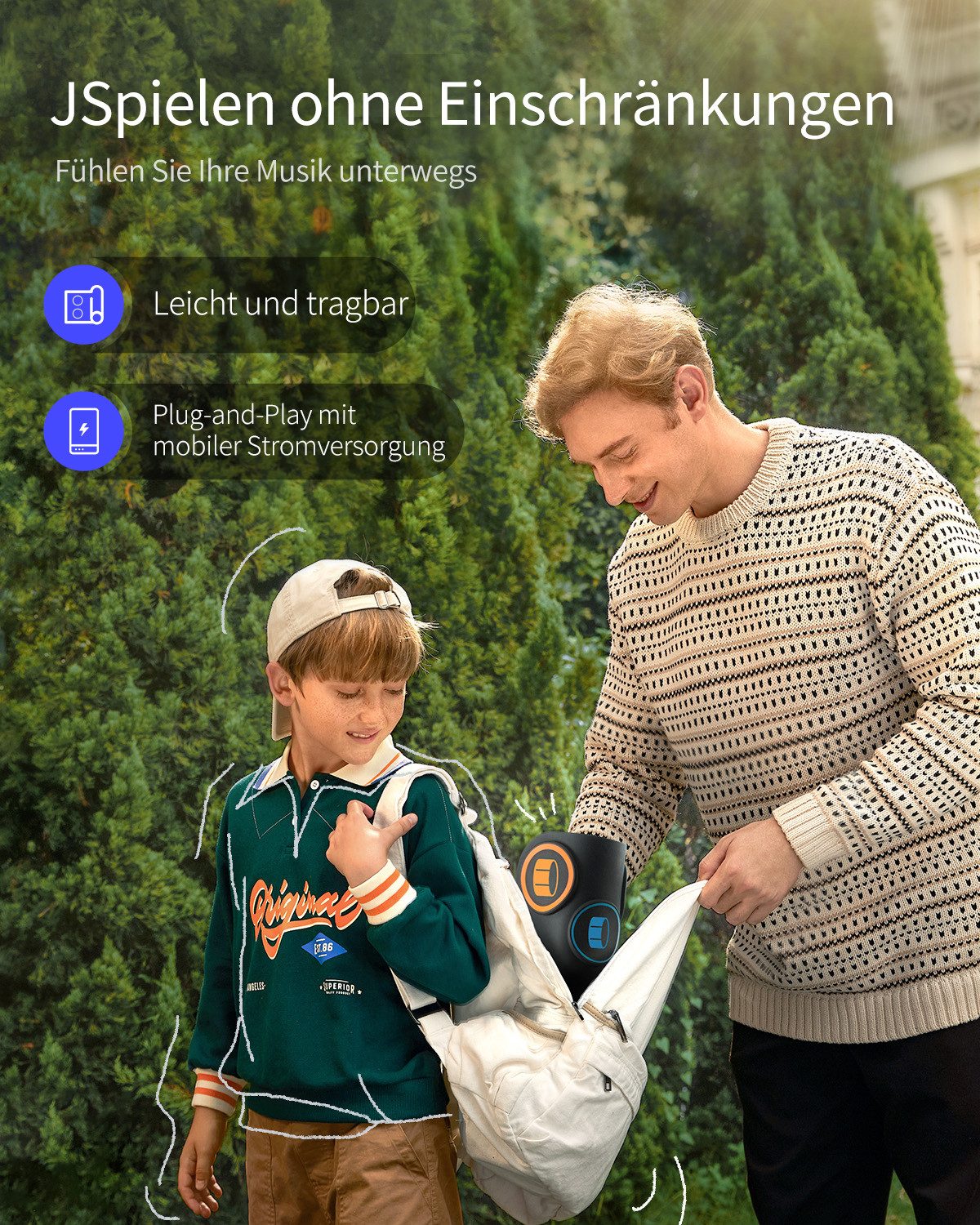 Donner E-Drum Elektrisches Drumpad Elektronisches Drumset mit 9 Pads DED-20(SE),Set, Netzteil USB-Datenkabel 3,5-mm-Audiosticks 2 Pedale, Eingebauter Lautsprecher Aufrollbares,unterstützt Kopfhöreranschluss