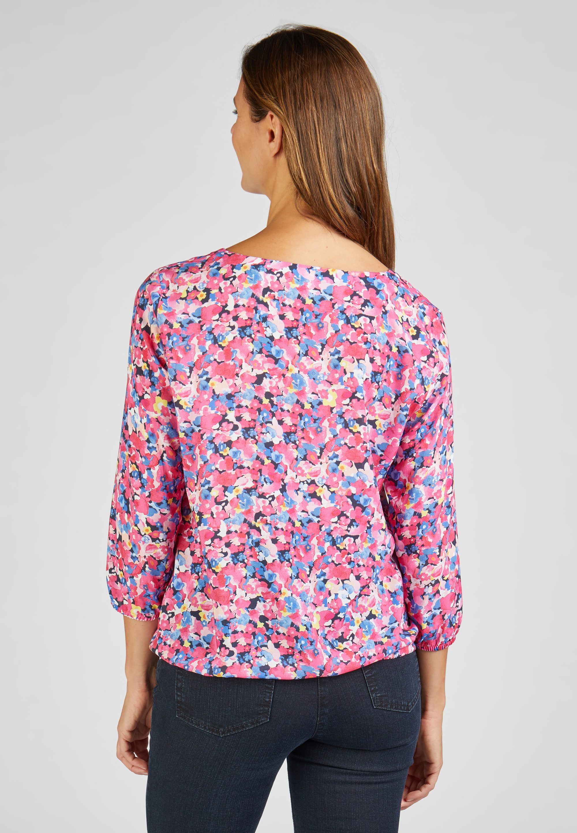 Rabe Langarmbluse mit Allover Floral-Print günstig online kaufen