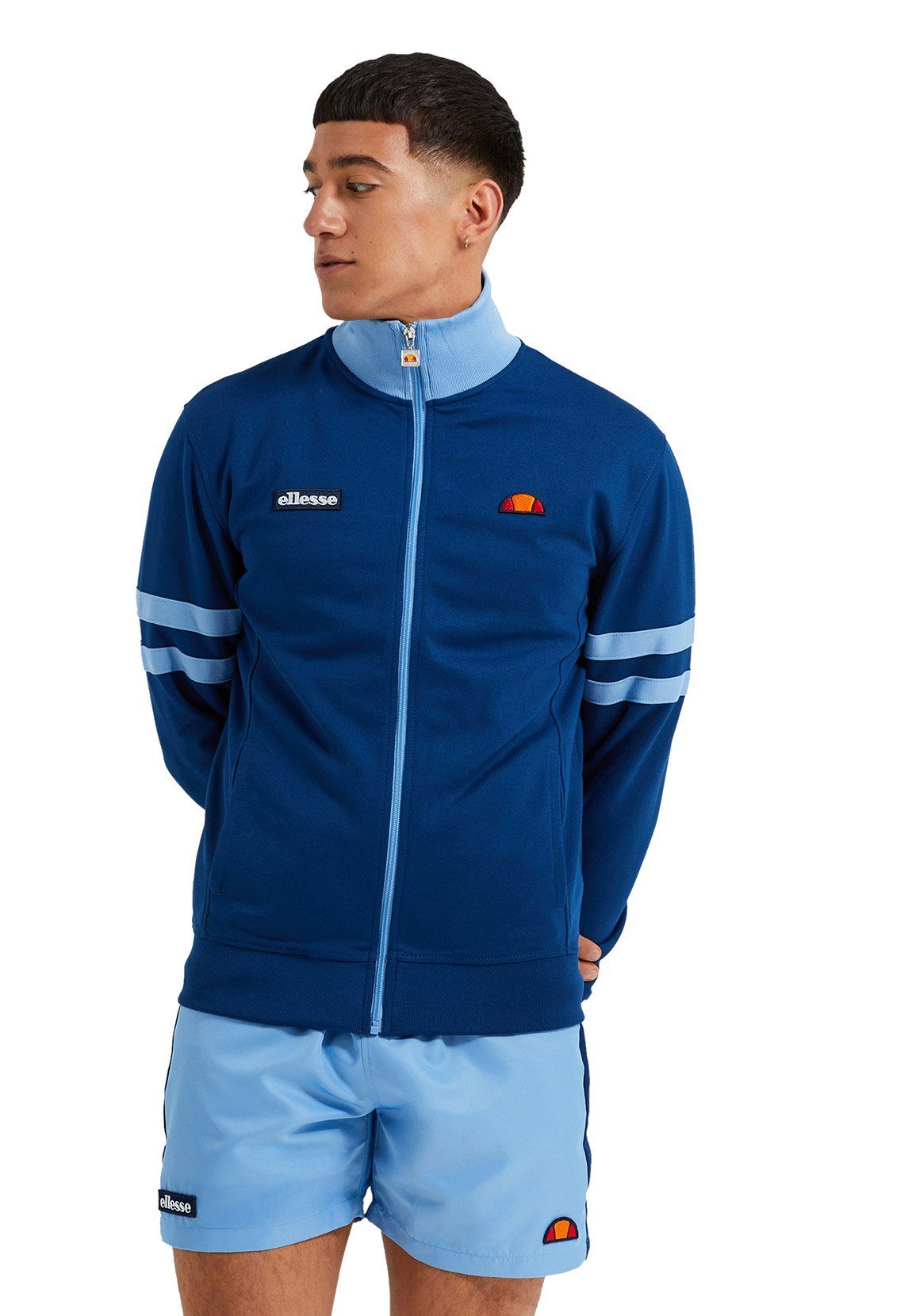 Ellesse Trainingsjacke Ellesse Herren Zipper ROMA TRACK TOP Dark Blue Blau