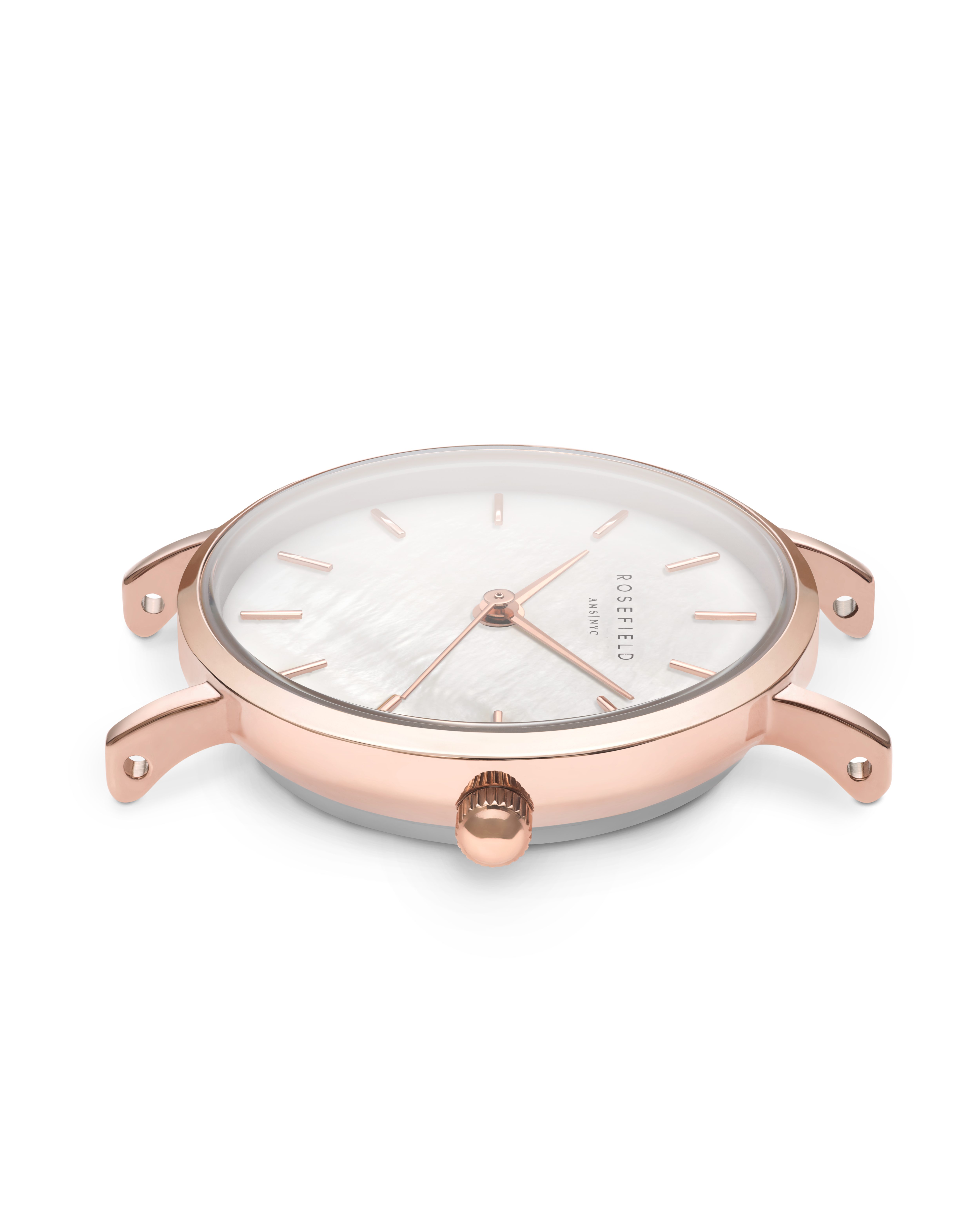 ROSEFIELD Quarzuhr ROSEFIELD Damenuhr Small Edit 26mm Rosa
