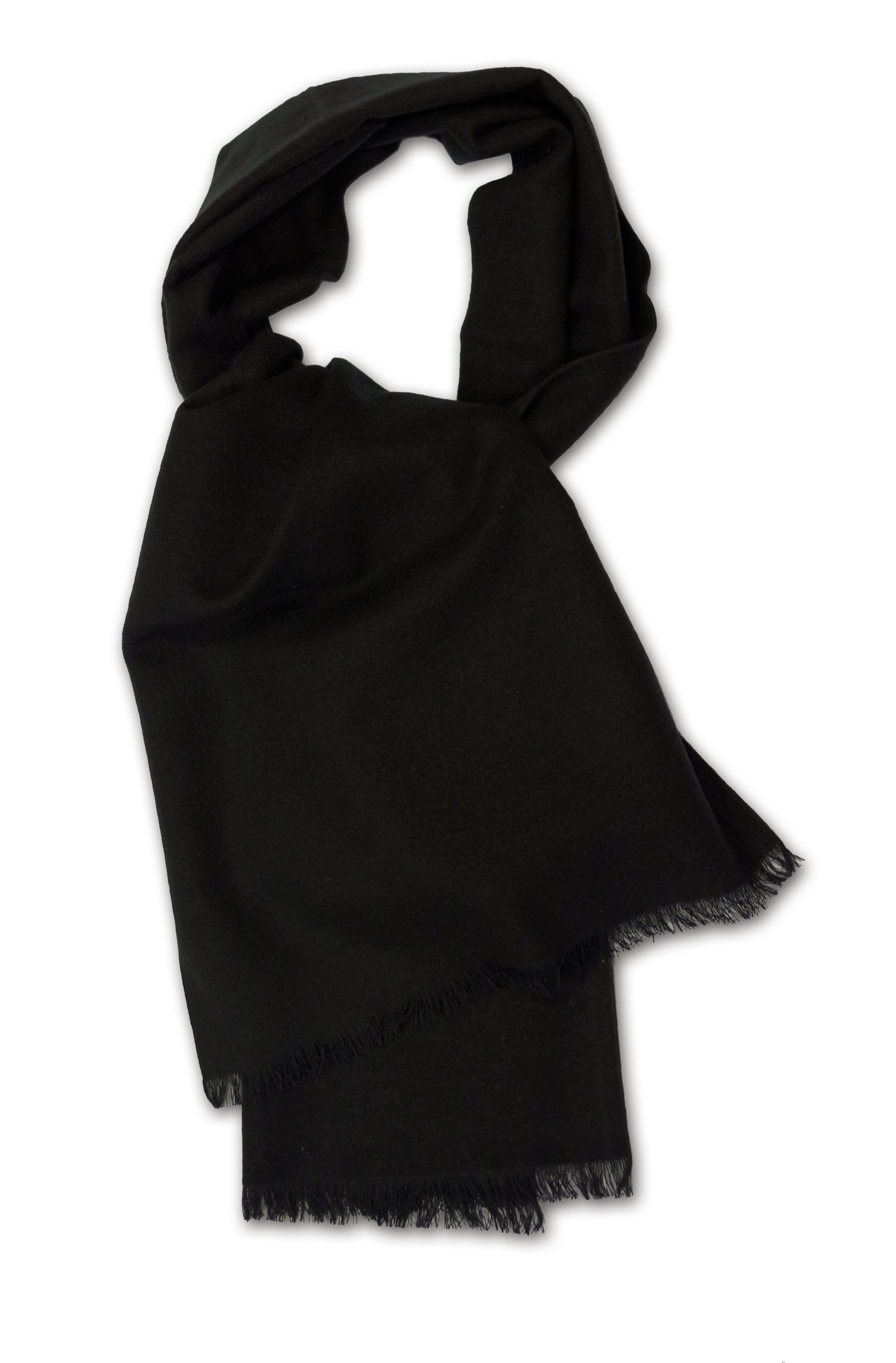 Seiden Posh Seide Setaforte, 100% schwarz Seidenschal Schal aus Gear