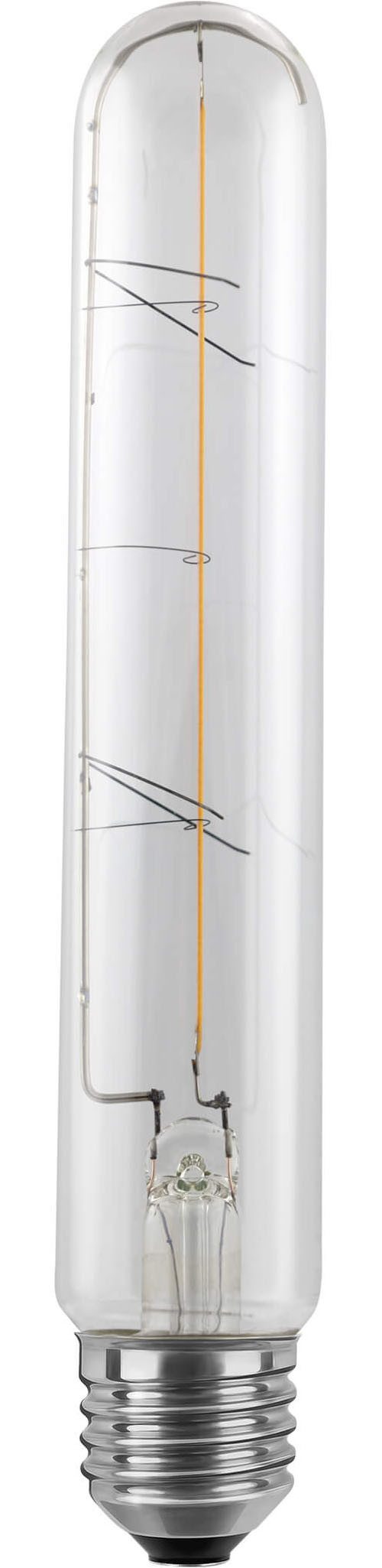 SEGULA LED-Filament LED Tube klar, E27, E27, 1 St., Warmweiß