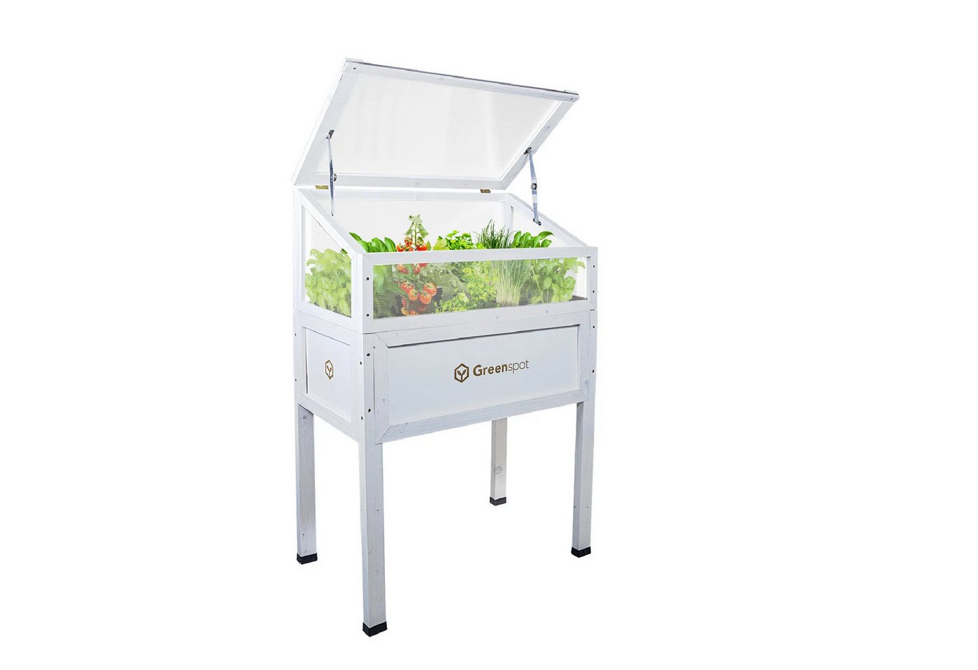 QLS Gewächshaus Mini Vintage für Balkon 80×45 cm, aus Holz Hochbeet Frühbeet Terrasse weiß | Rabatt: 33% QLS Gewächshaus Mini Vintage für Balkon 80×45 cm, aus Holz Hochbeet Frühbeet Terrasse weiß | Rabatt: 33%