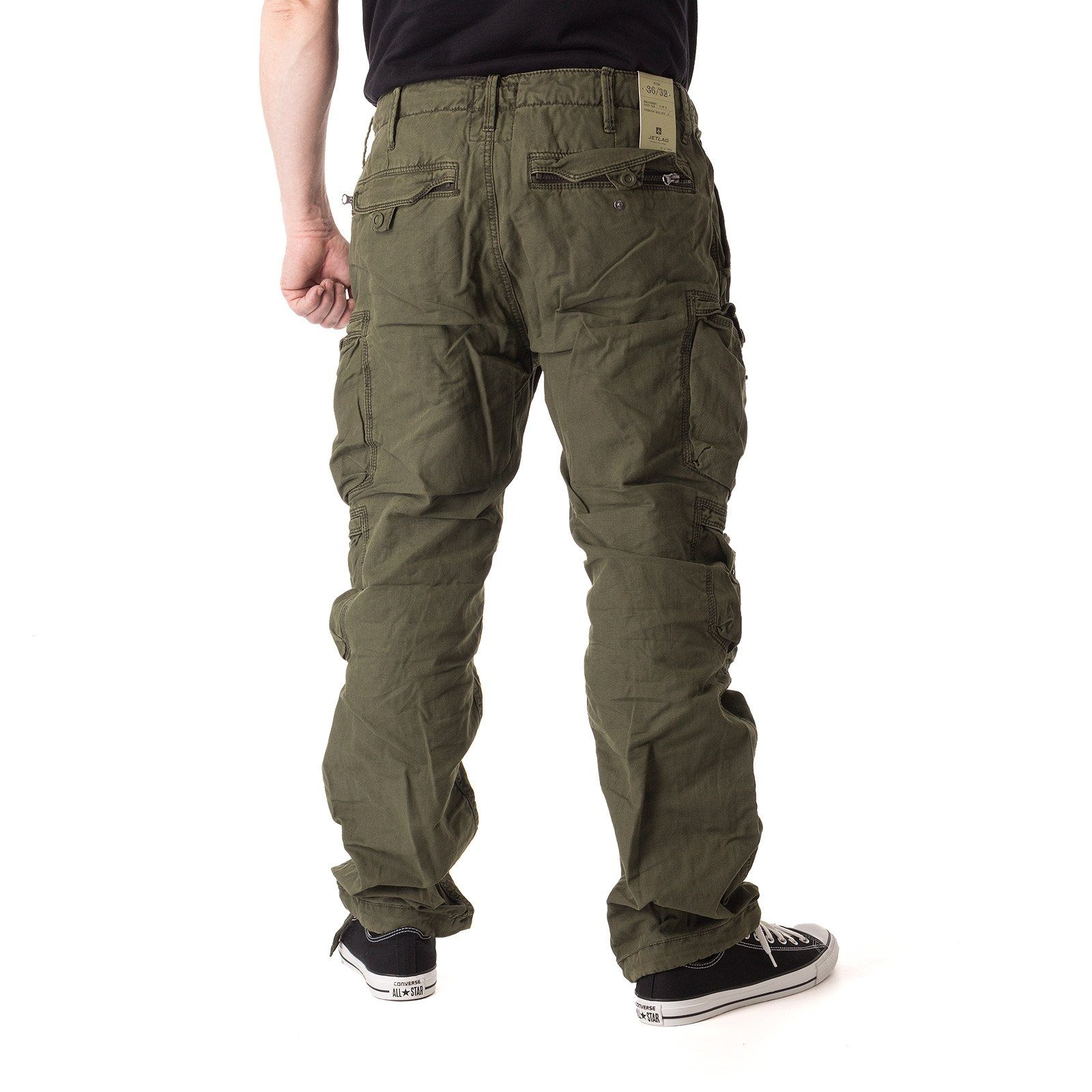 Jet Lag Cargohose Hose Jet Lag FW010 dark olive